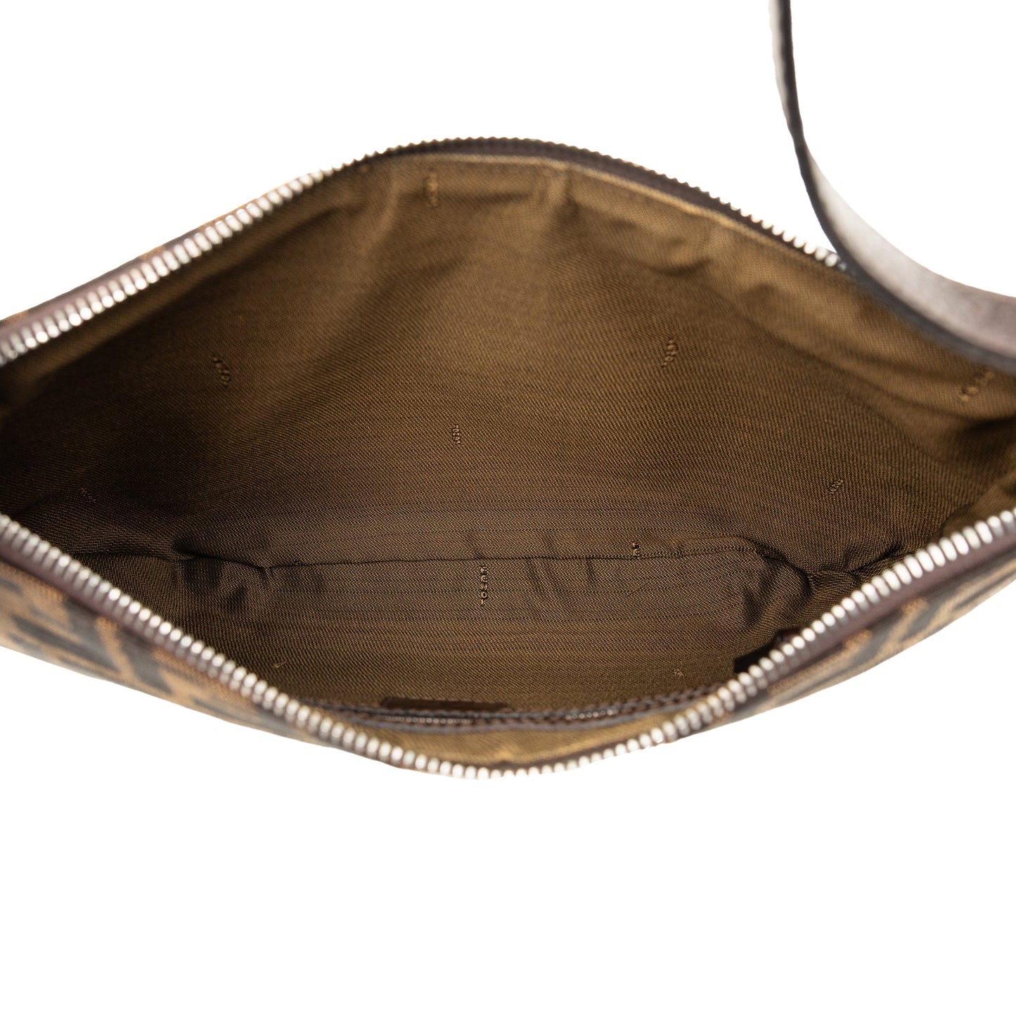 Fendi Zucca Canvas Shoulder Bag