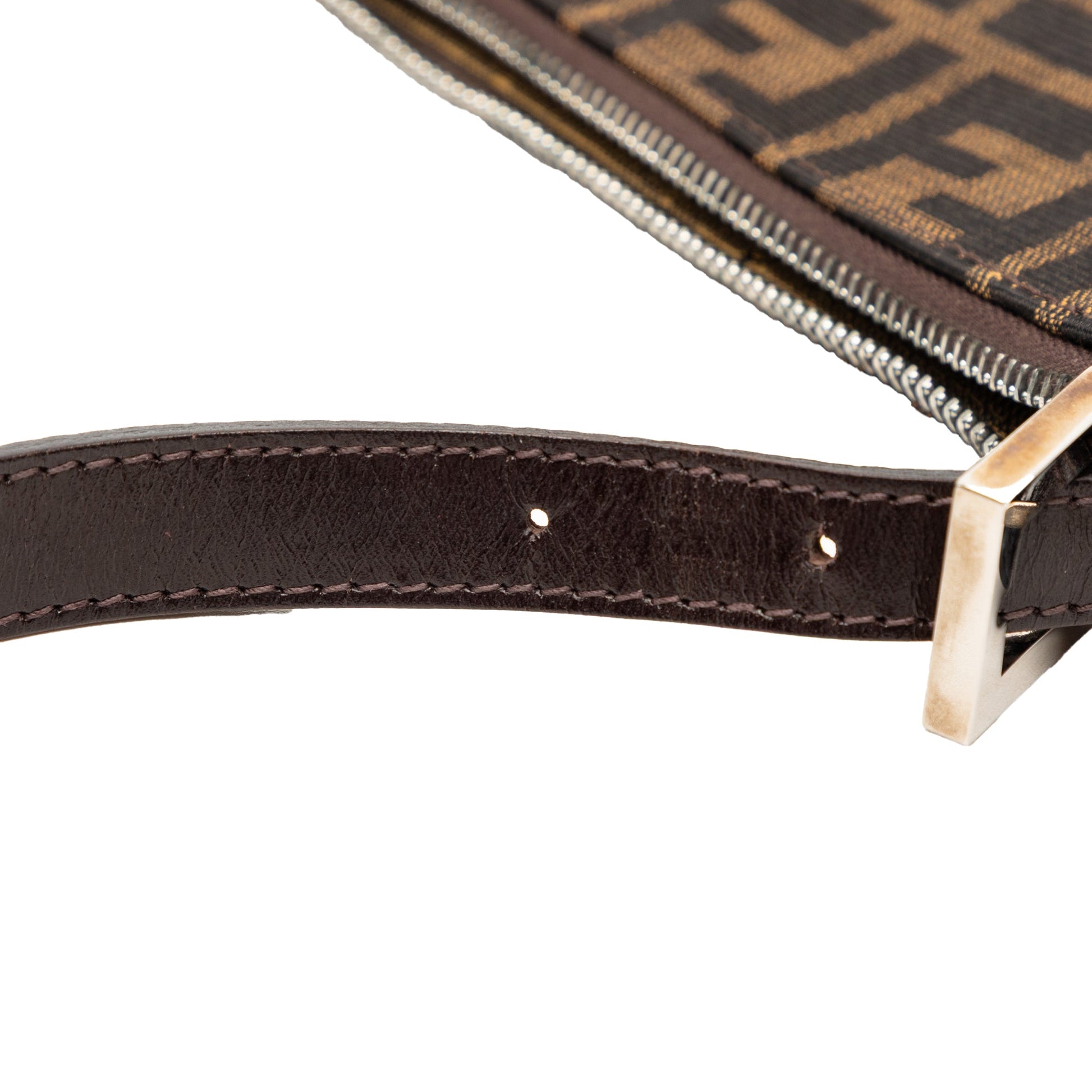 Fendi Zucca Canvas Shoulder Bag