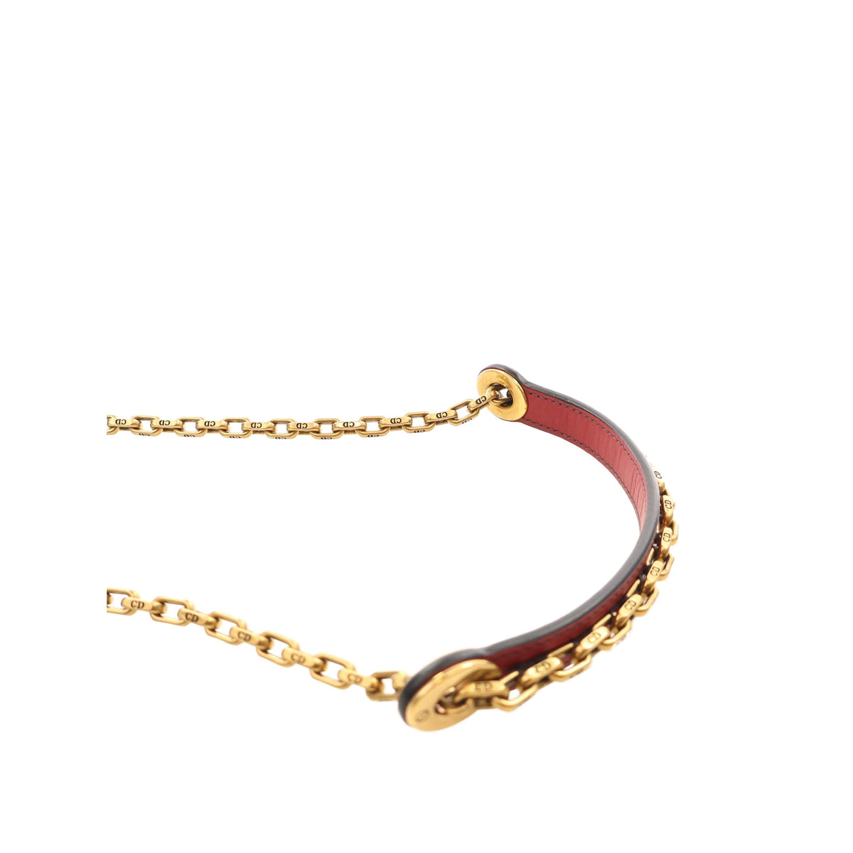 Dior Mini Lambskin Cannage Studded Supple Lady Dior — Red