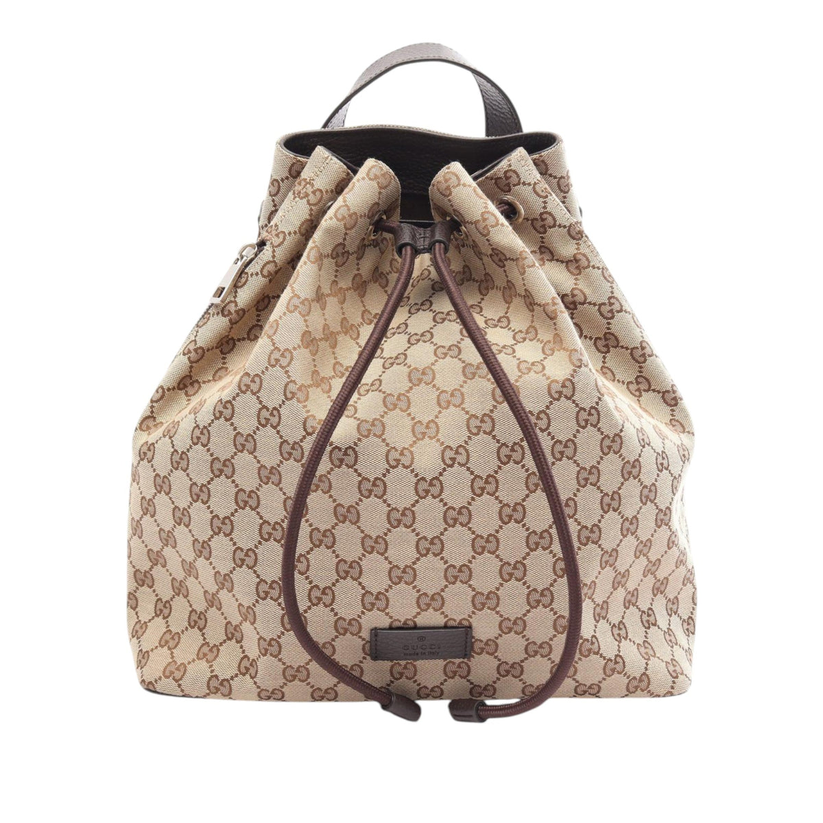 Gucci GG Canvas Drawstring Backpack