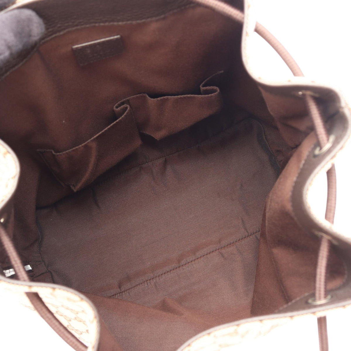 Gucci GG Canvas Drawstring Backpack
