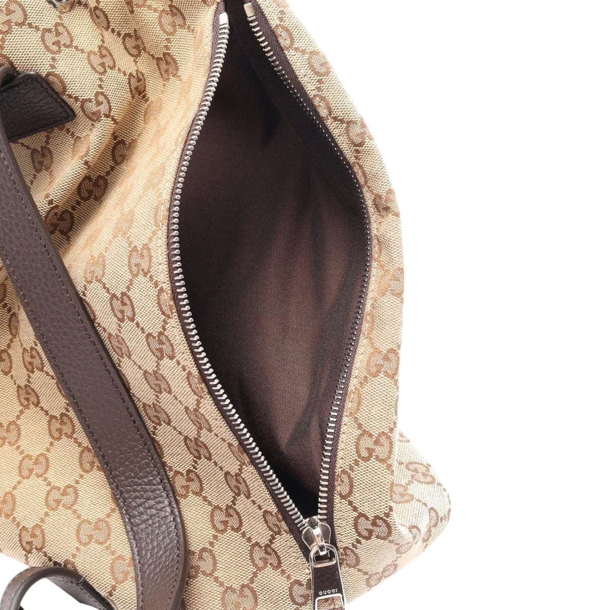 Gucci GG Canvas Drawstring Backpack