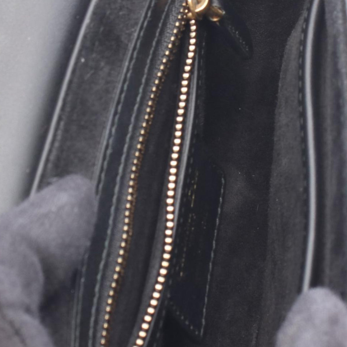 Dior Mini Leather D Fence Saddle Bag
