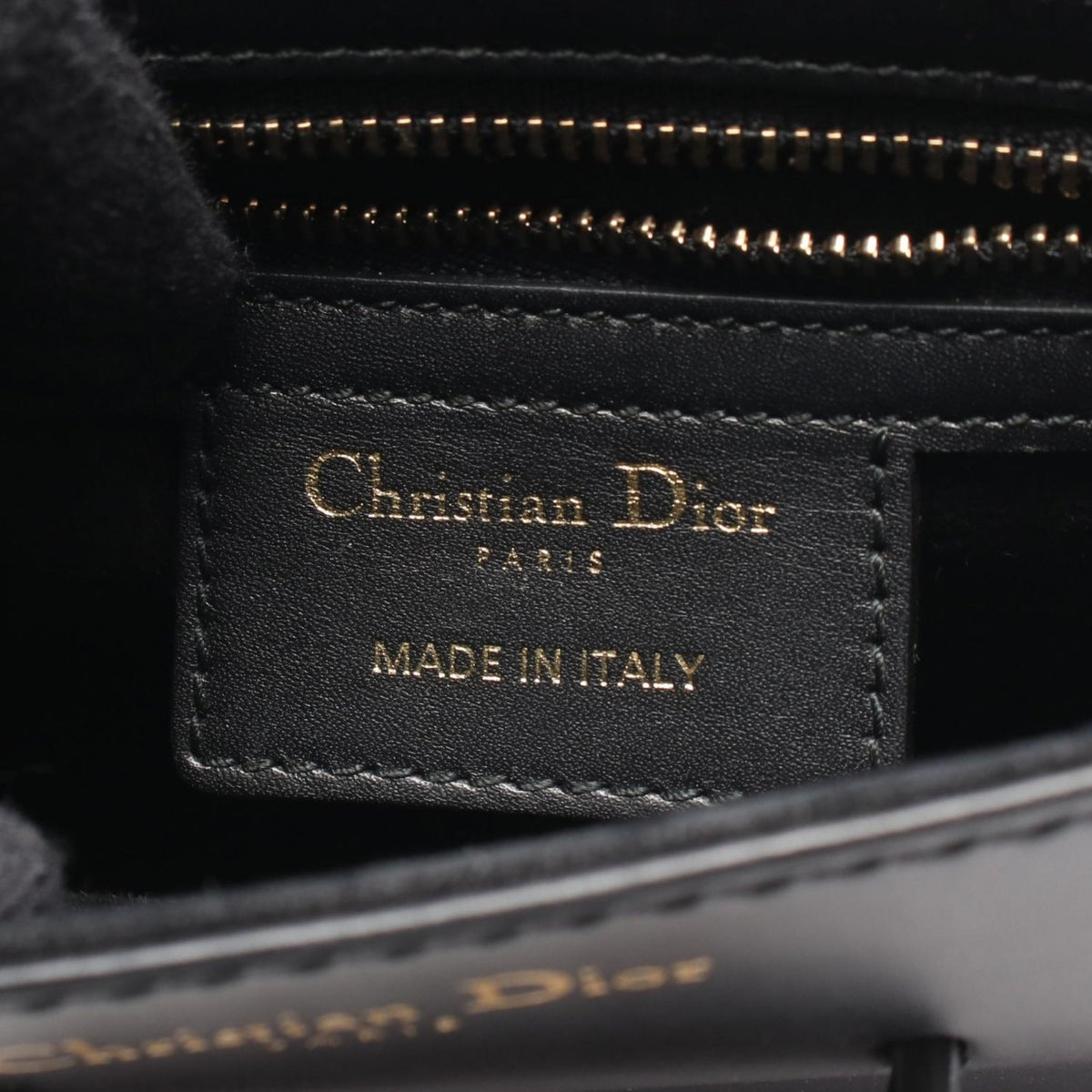 Dior Mini Leather D Fence Saddle Bag