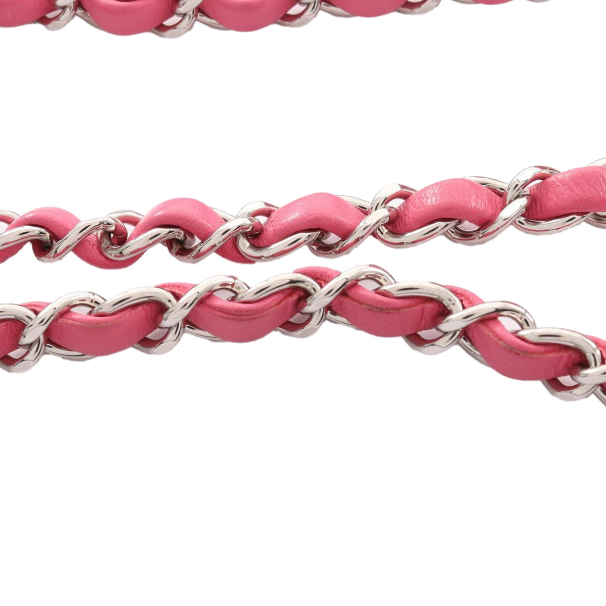 Chanel Mini Square Classic Lambskin Single Flap — Pink