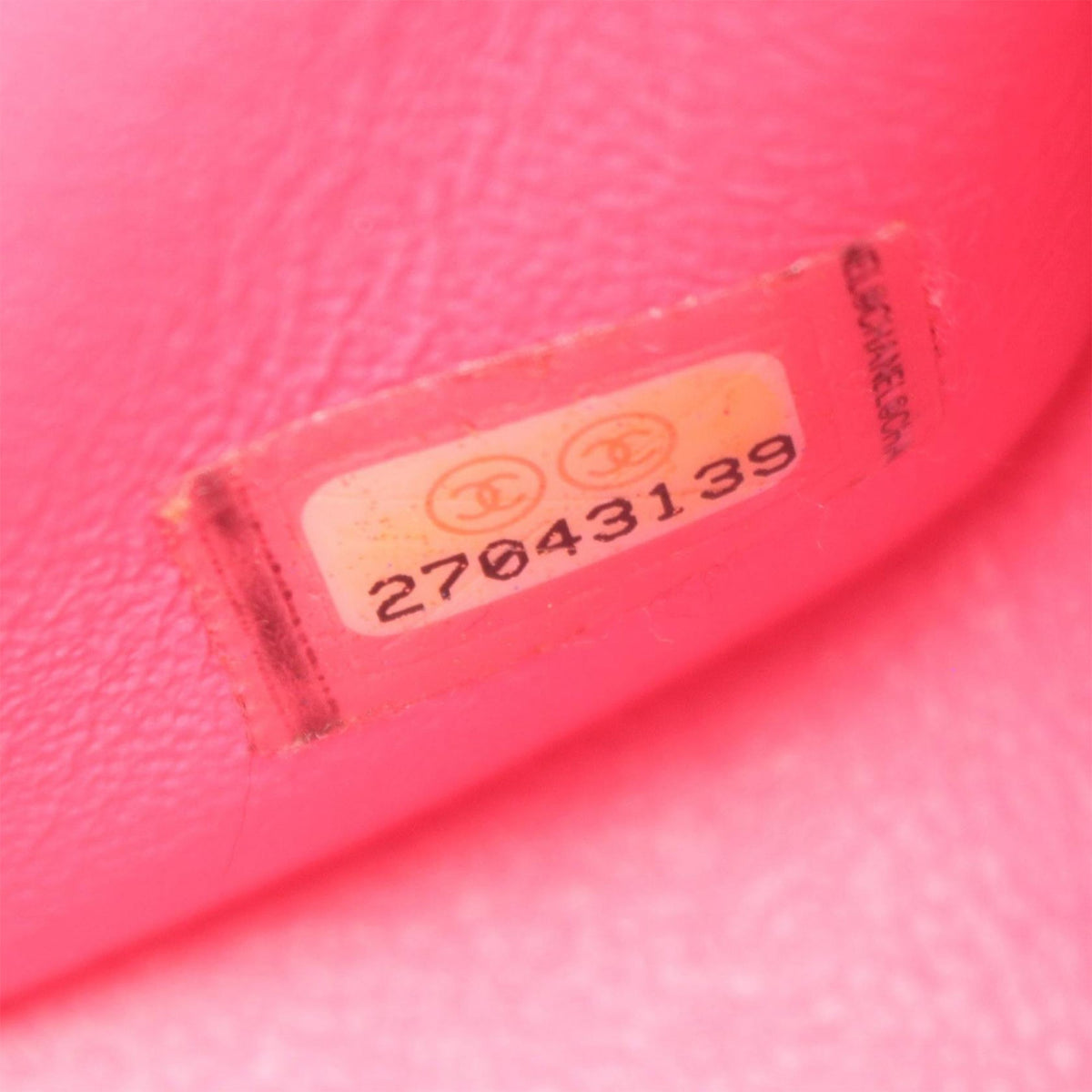 Chanel Mini Square Classic Lambskin Single Flap — Pink