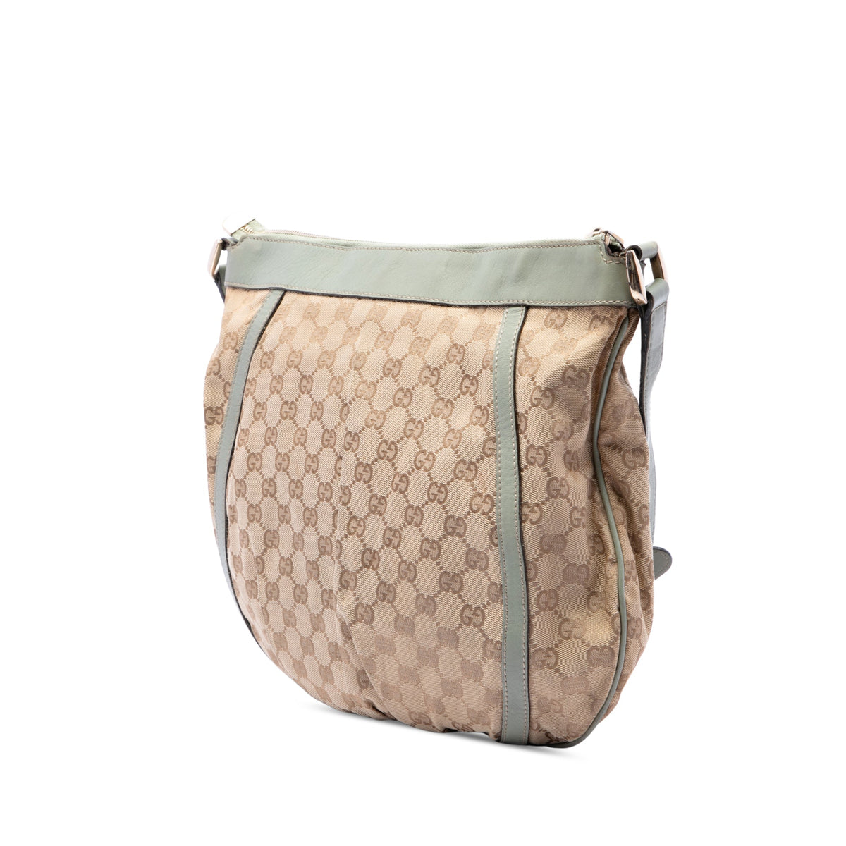 Gucci GG Canvas Abbey D Ring Crossbody — Beige