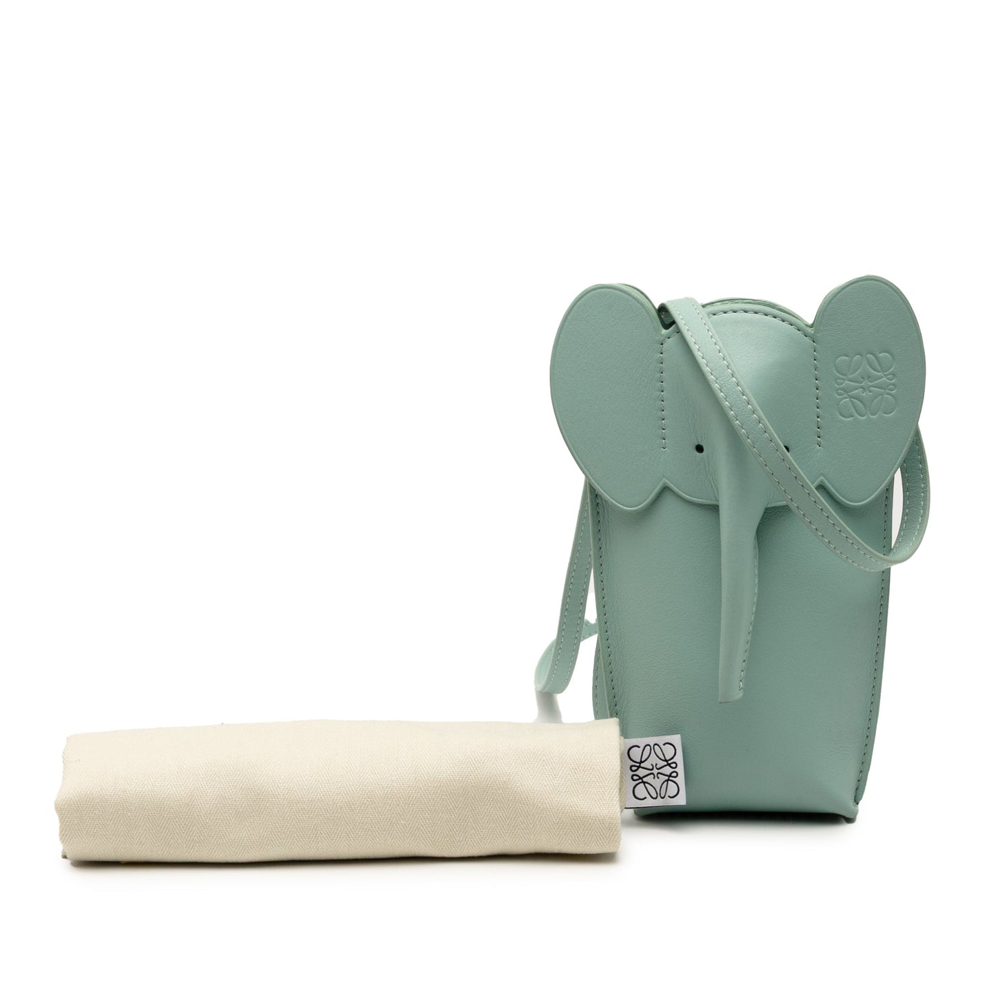 LOEWE Leather Elephant Pocket Crossbody