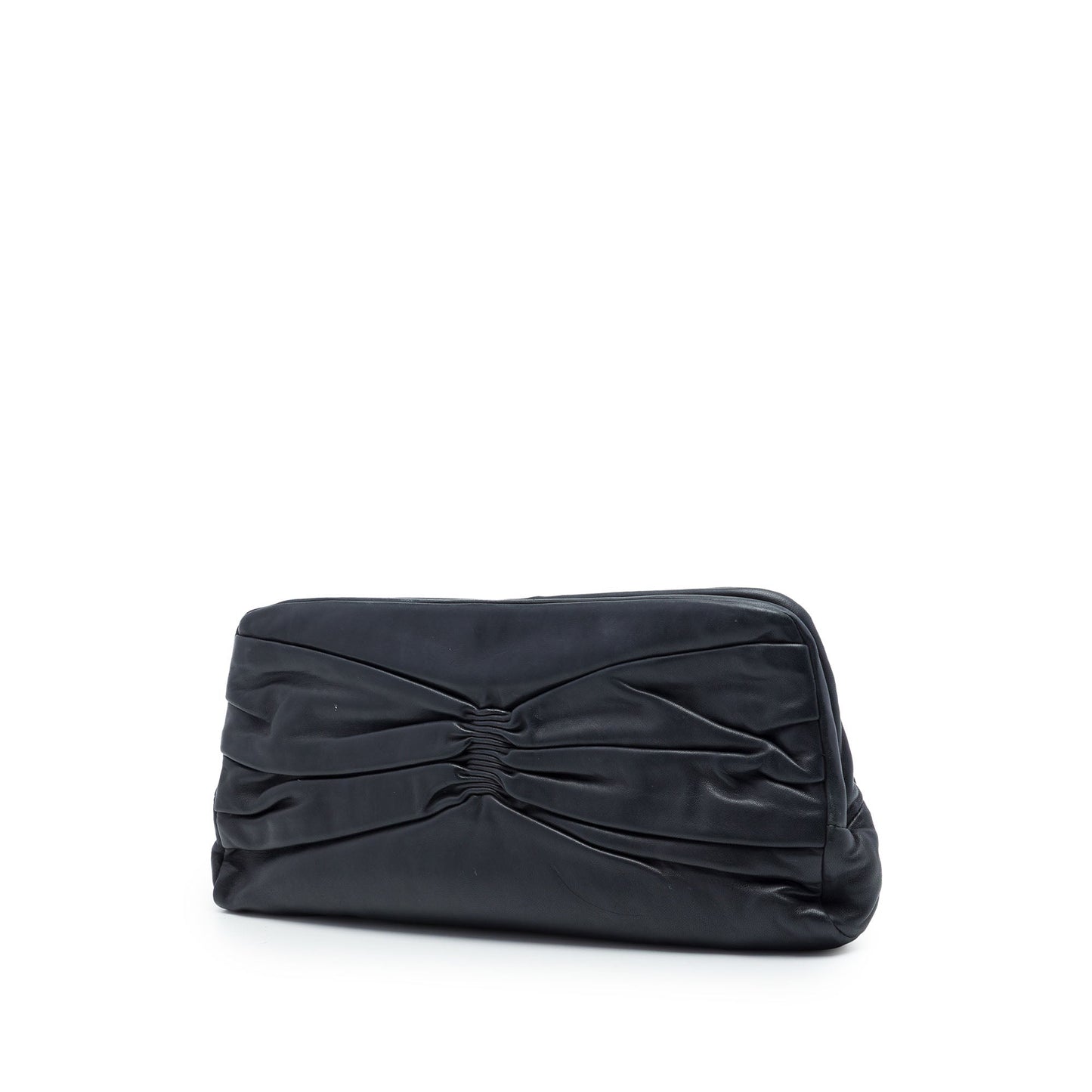 Miu Miu Pleated Nappa Frame Clutch