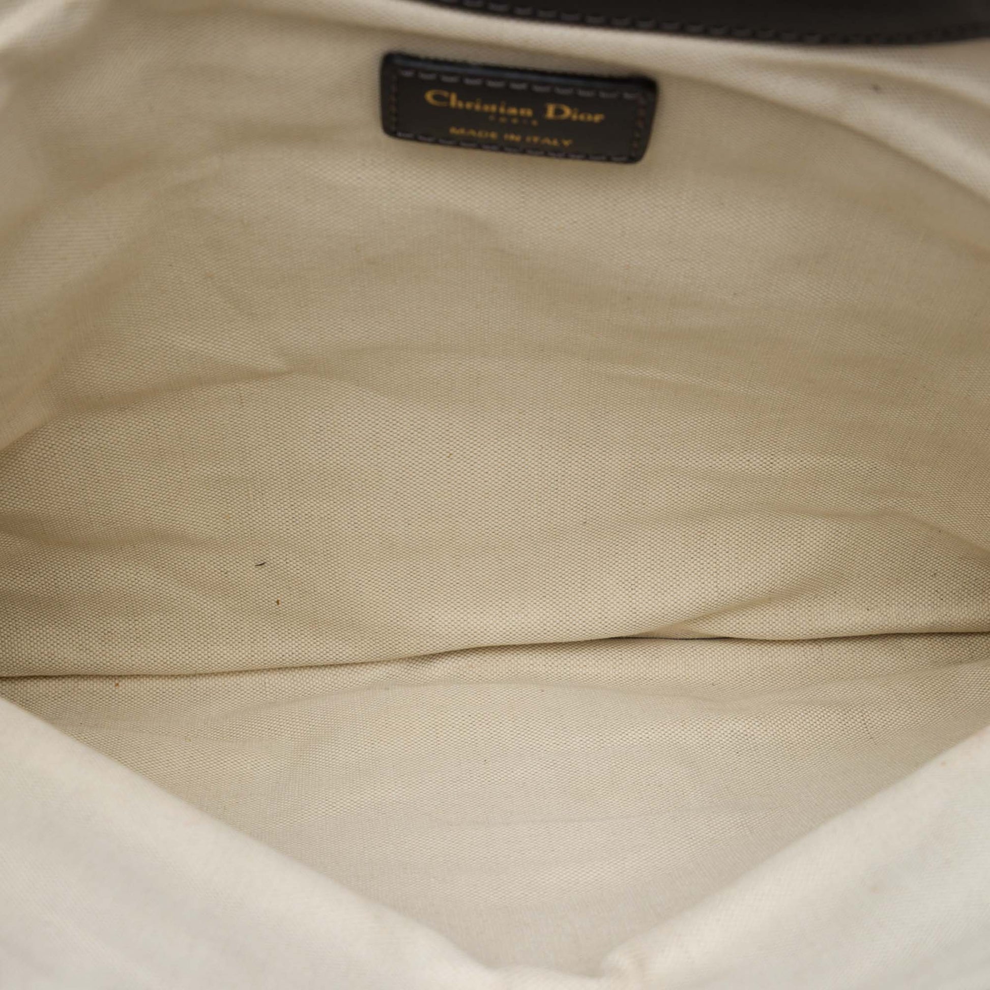 Dior Oblique Canvas Fold Over Clutch