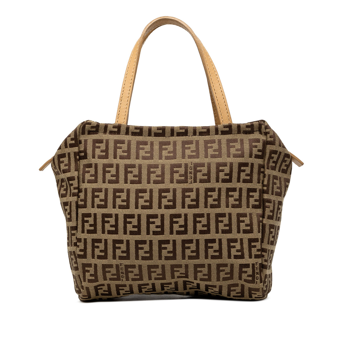 Fendi Mini Zucchino Canvas Handbag