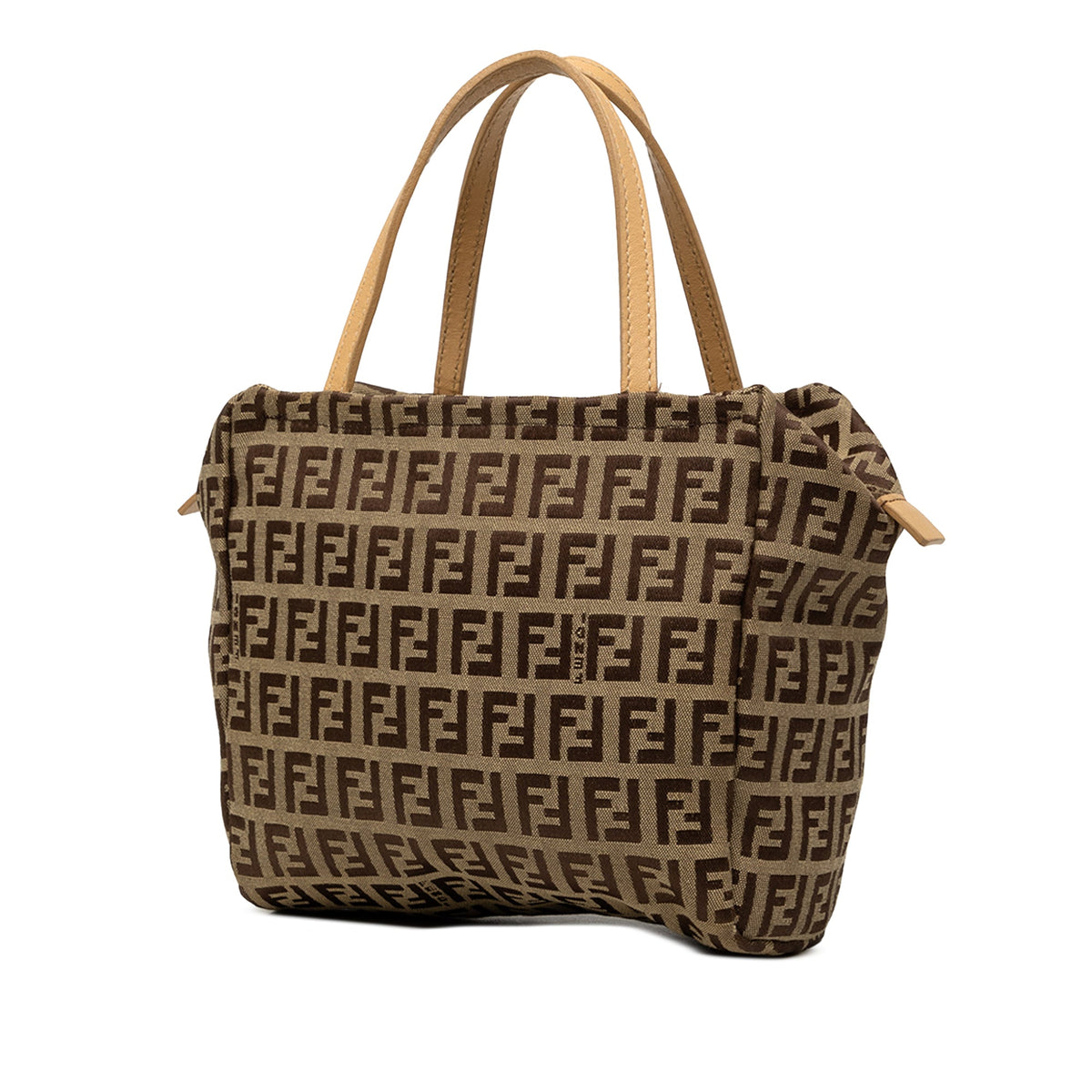 Fendi Mini Zucchino Canvas Handbag