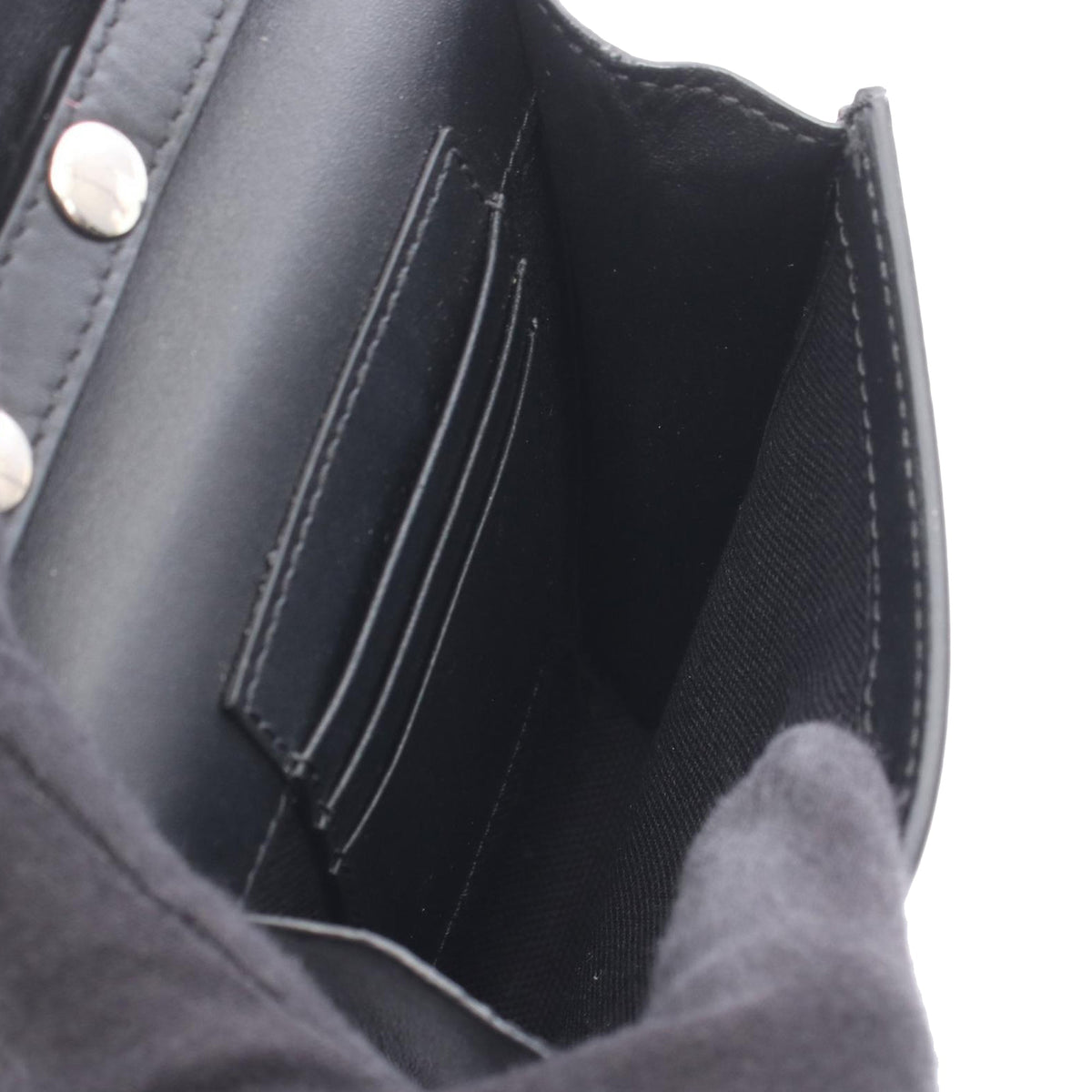 Gucci Square G Space Coated Canvas Phone Holder — Black