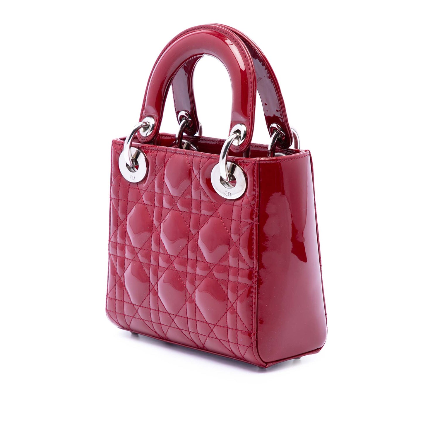 Dior Mini Patent Cannage Lady Dior