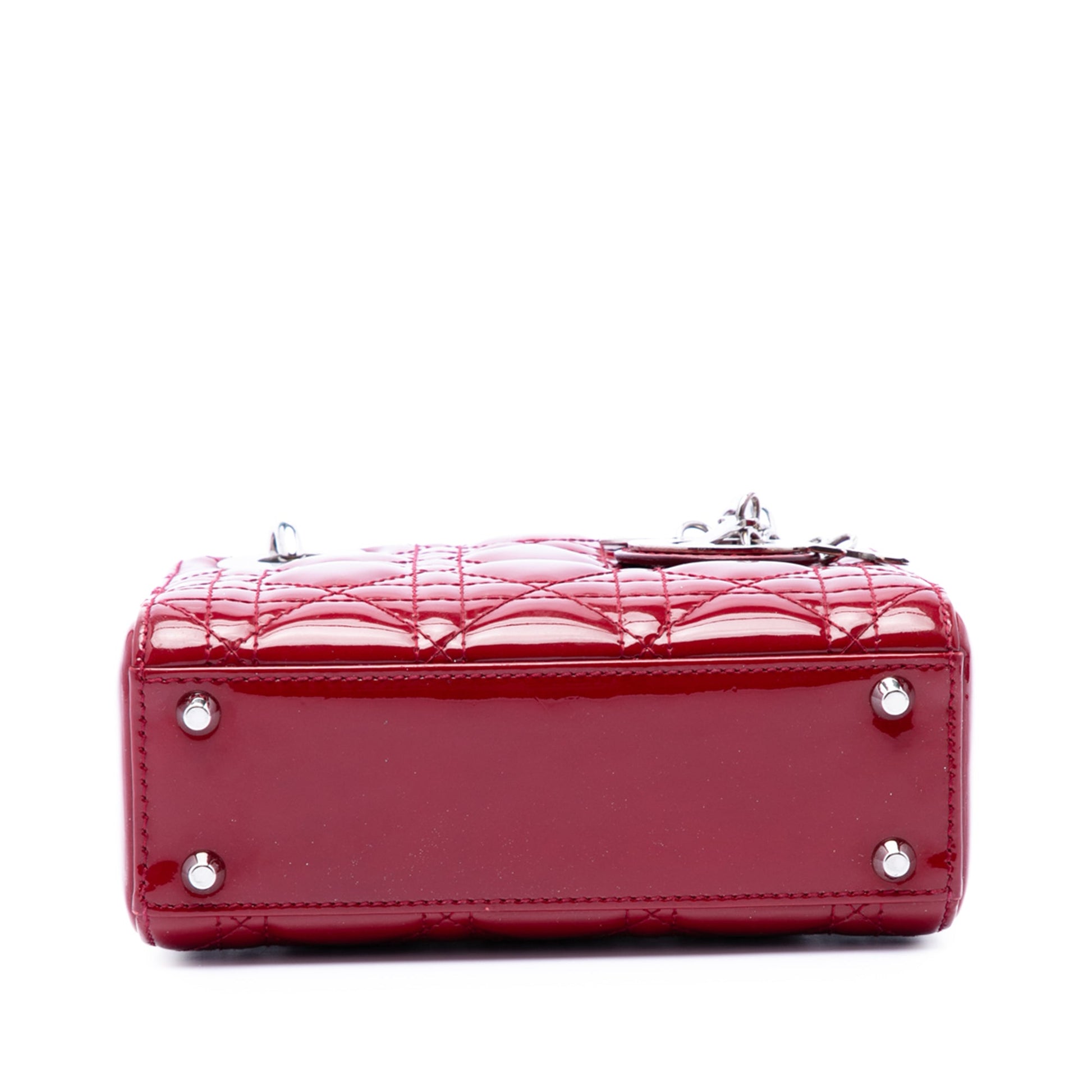 Dior Mini Patent Cannage Lady Dior