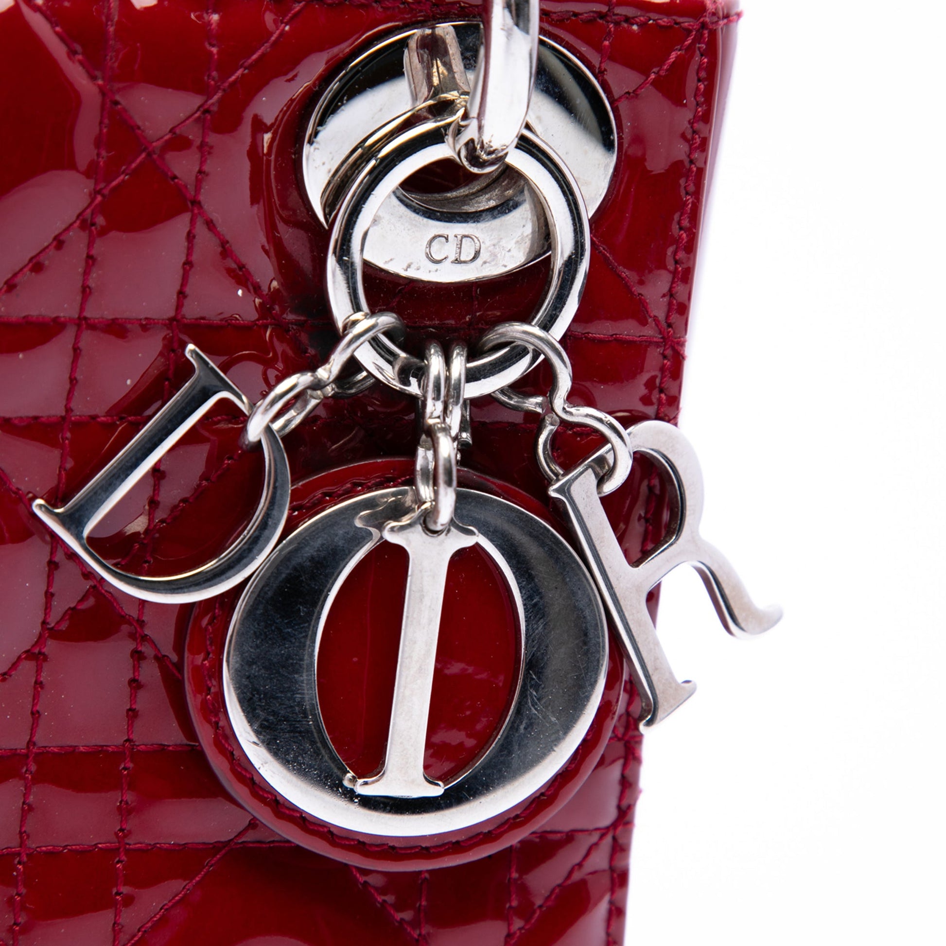Dior Mini Patent Cannage Lady Dior