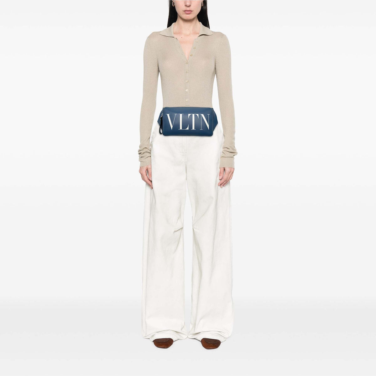 Valentino Leather VLTN Belt Bag