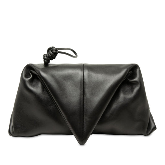 Bottega Veneta Lambskin Trine Fold Over Clutch