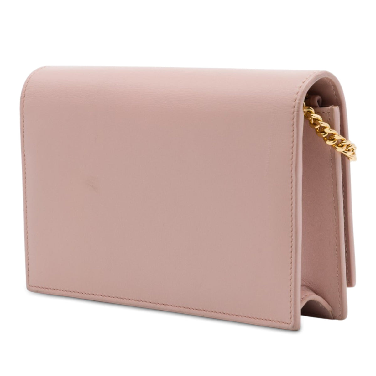 Saint Laurent Smooth Calfskin Monogram Kate Tassel Wallet on Chain