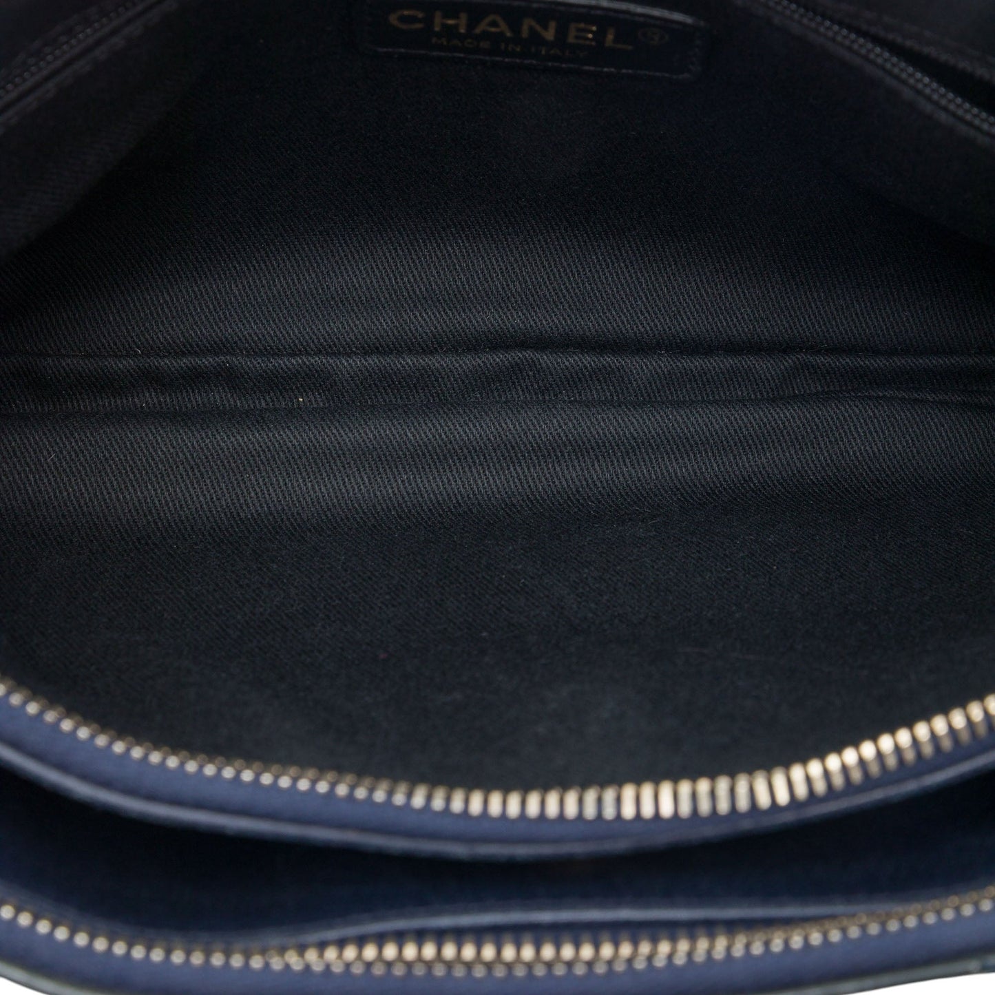Chanel Quilted Patent CC Crown Double Zip Crossbody