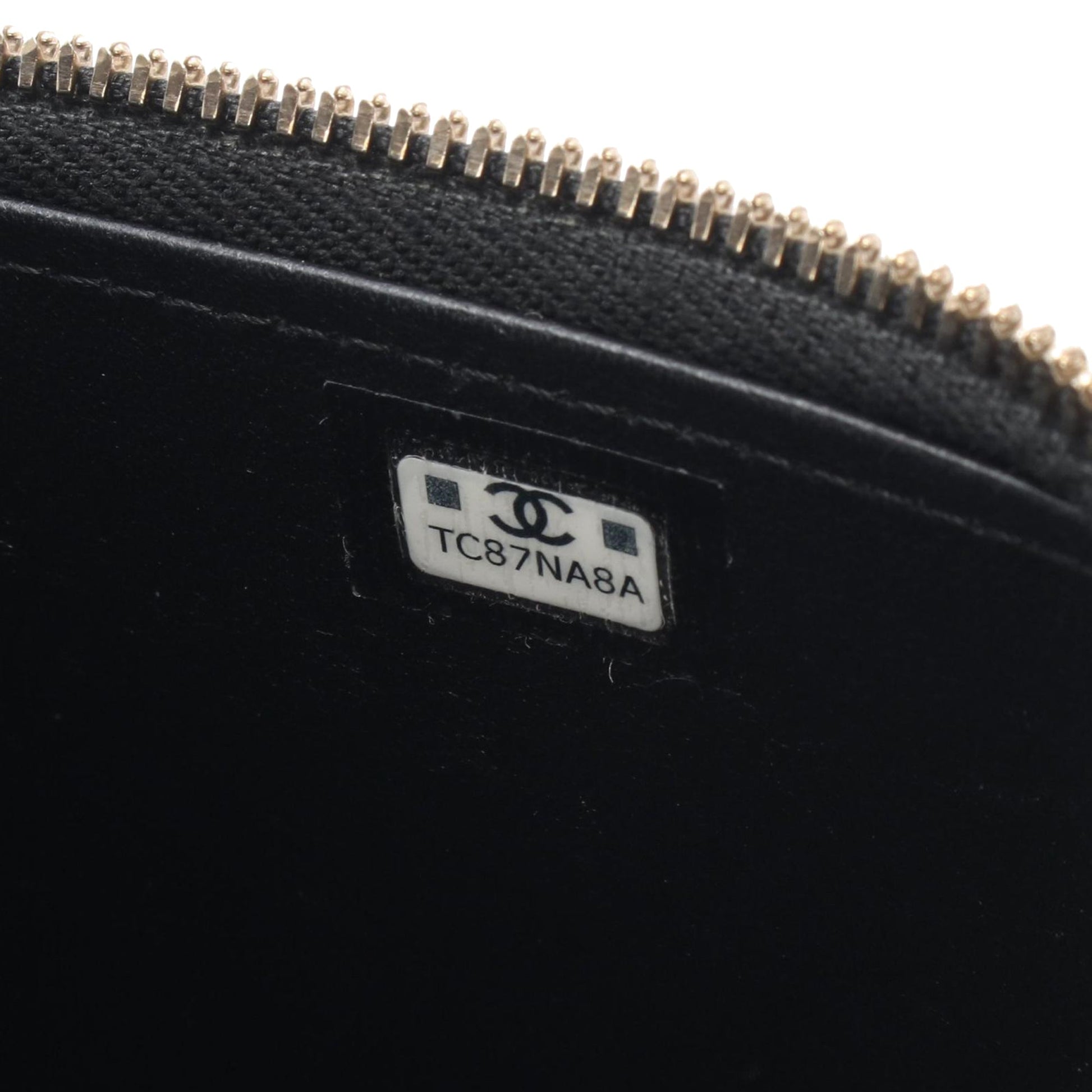 Chanel CC Caviar Top Handle Vanity Case with Chain