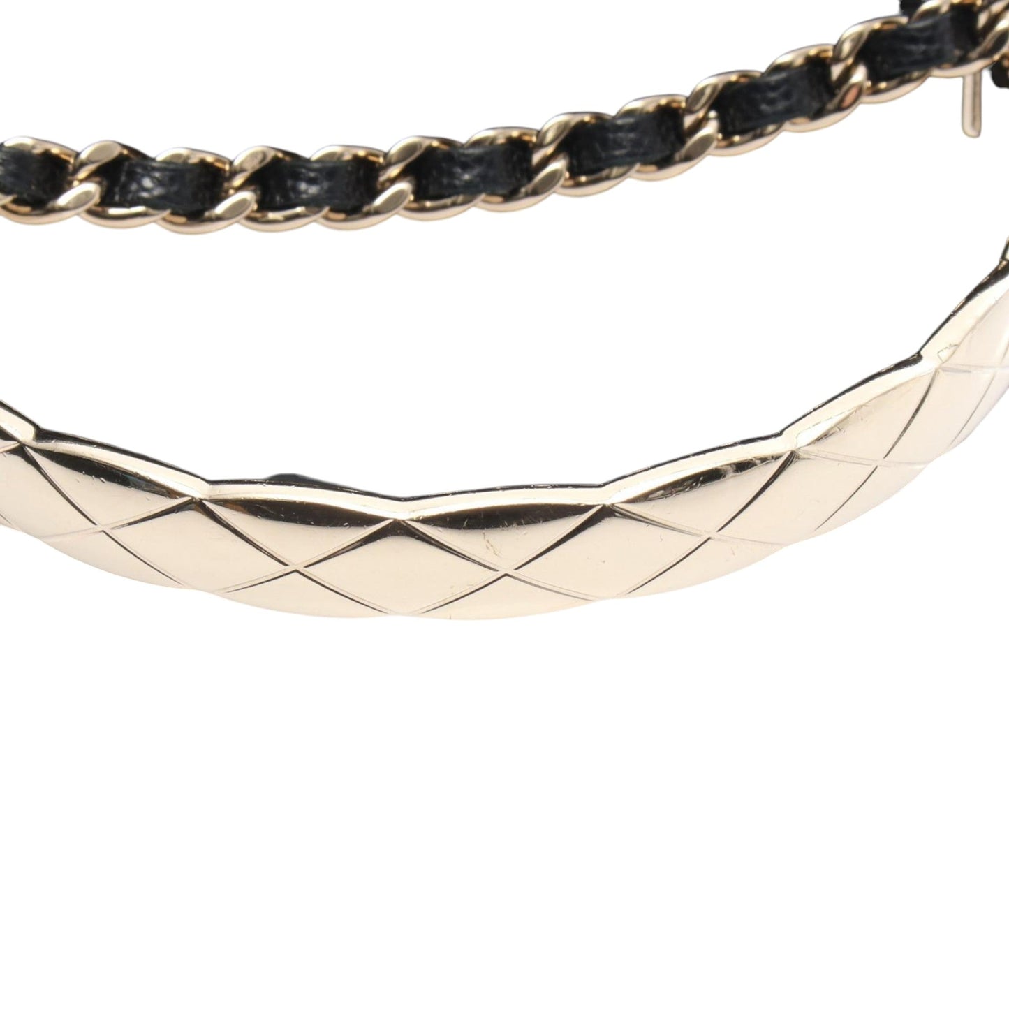Chanel CC Caviar Top Handle Vanity Case with Chain