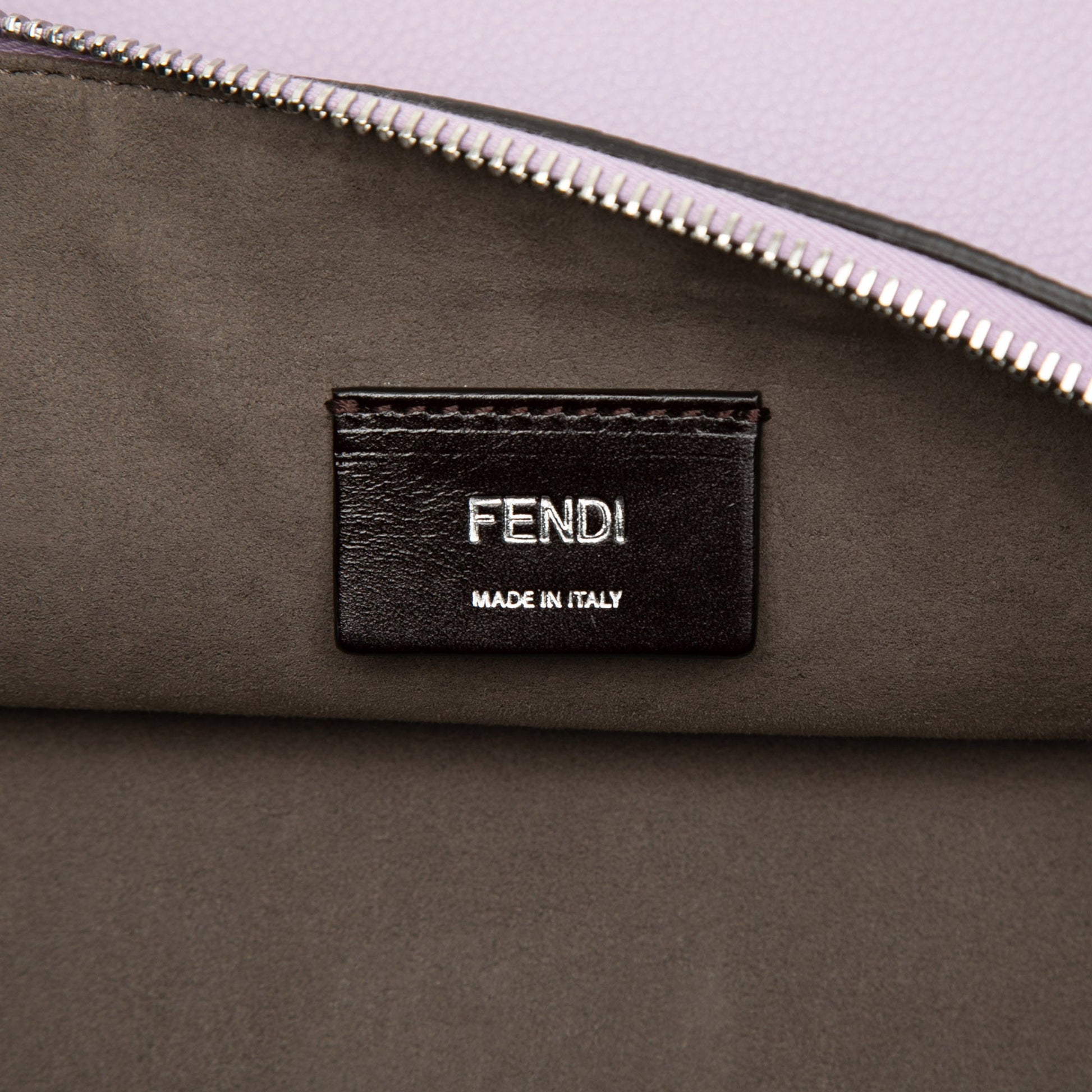 Fendi Calfskin Roma Flat Messenger Bag
