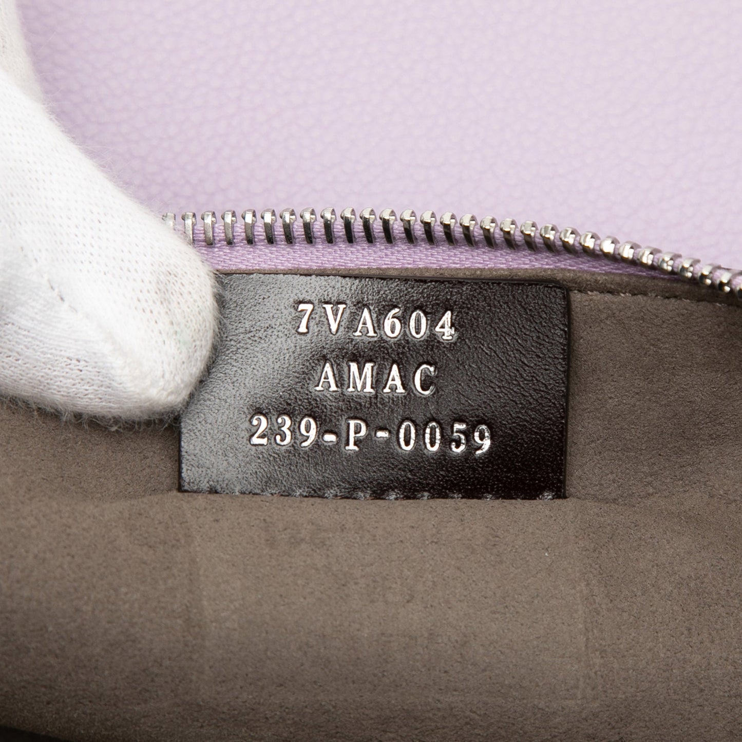 Fendi Calfskin Roma Flat Messenger Bag