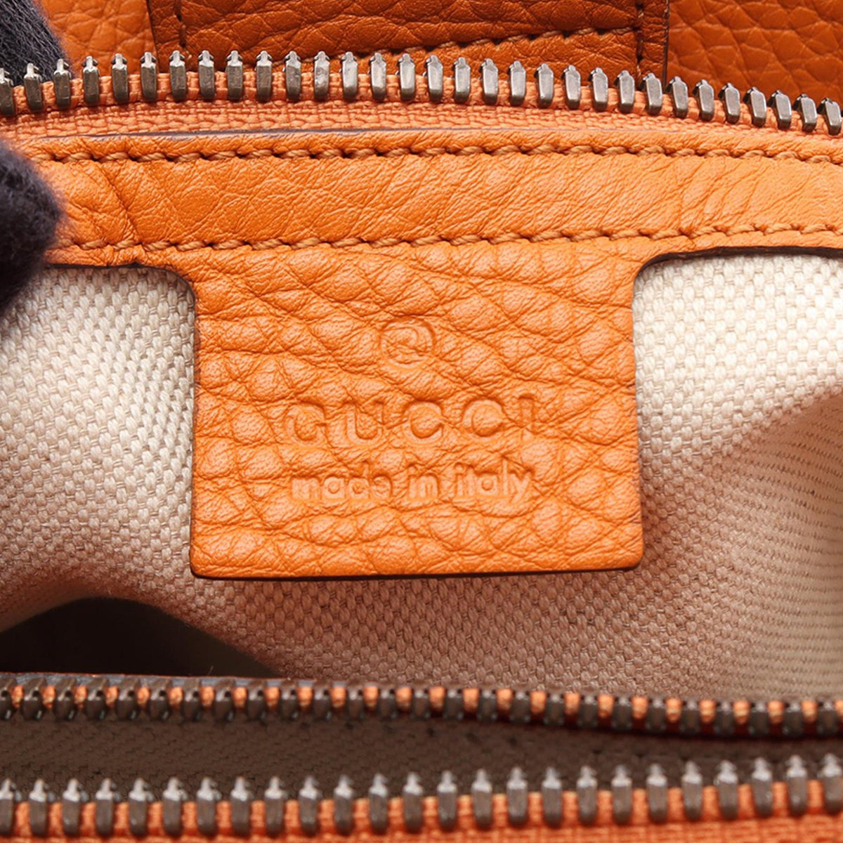 Gucci Medium Calfskin Bamboo Shopper Satchel