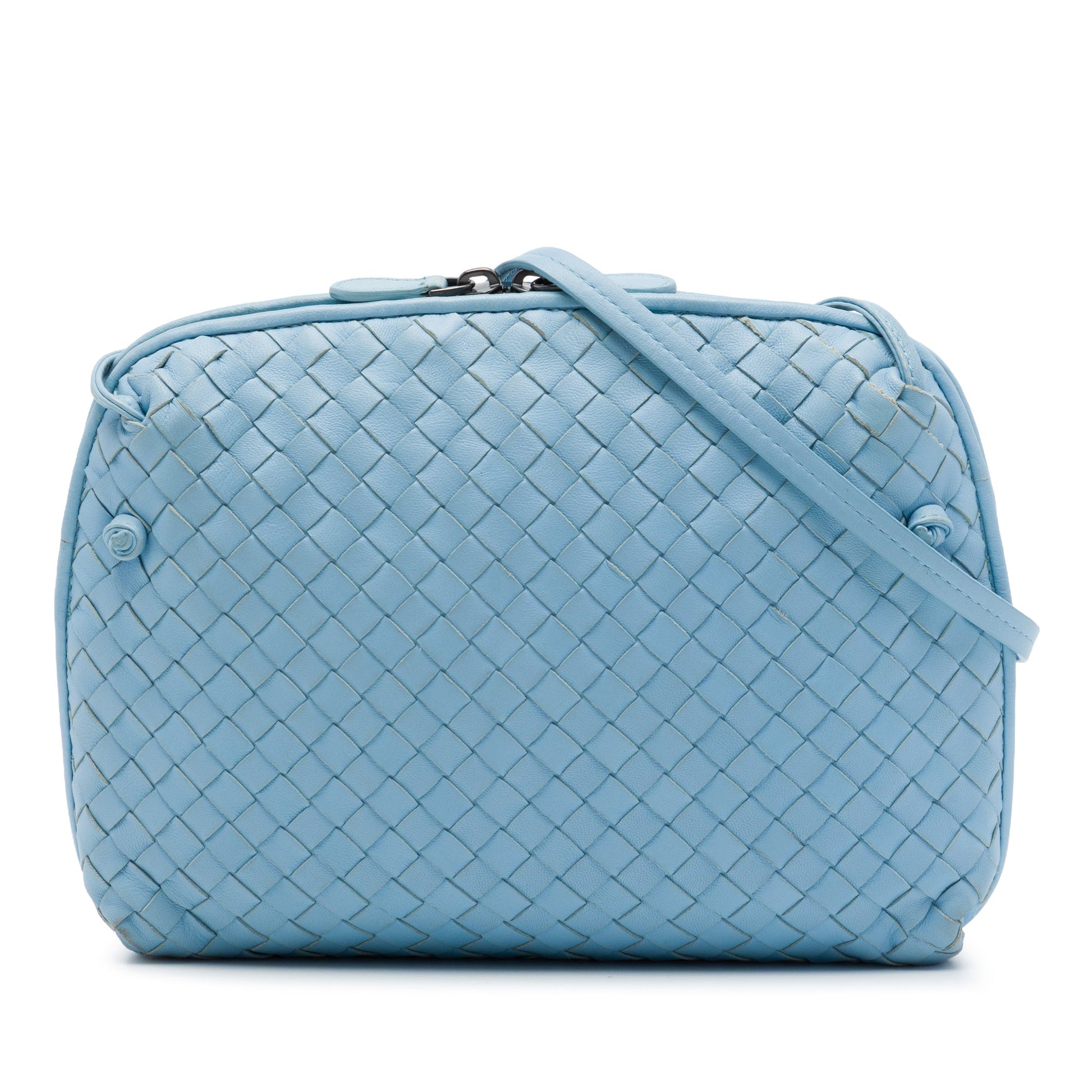 Bottega Veneta Nappa Intrecciato Nodini Crossbody