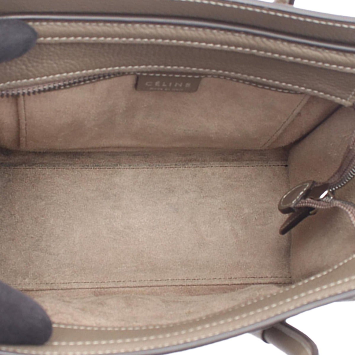 Celine Nano Leather Luggage Tote