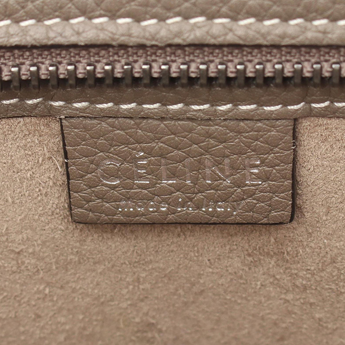 Celine Nano Leather Luggage Tote