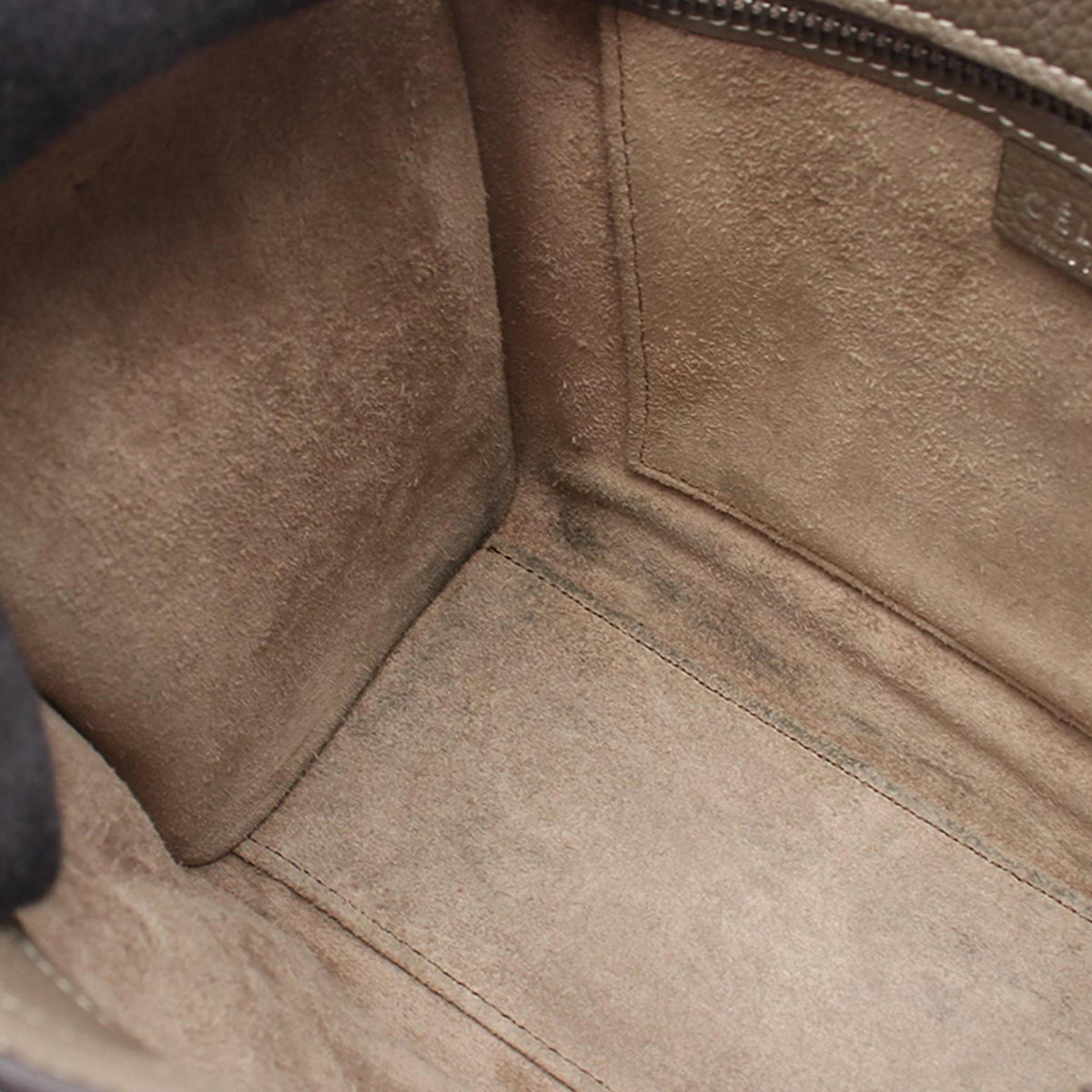 Celine Nano Leather Luggage Tote