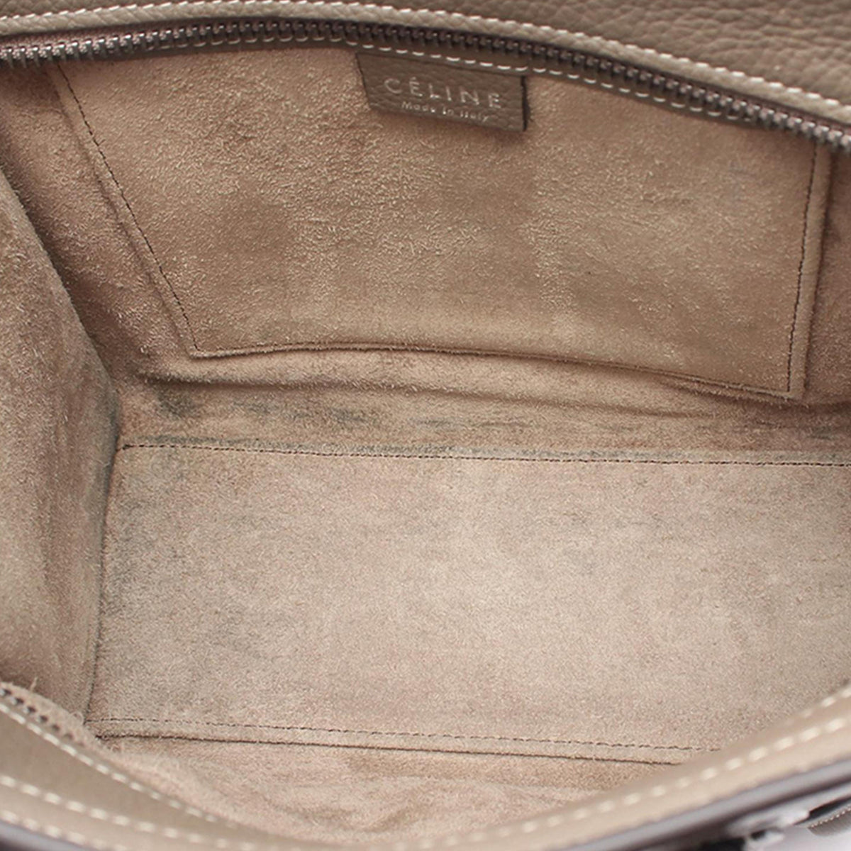 Celine Nano Leather Luggage Tote