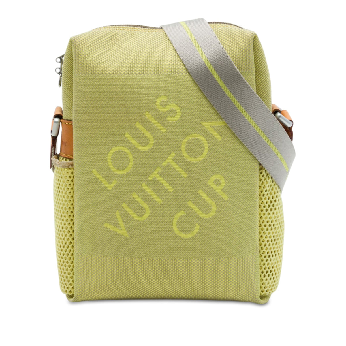 Louis Vuitton Limited Edition Damier Geant LV Cup Weatherly Bag — Green