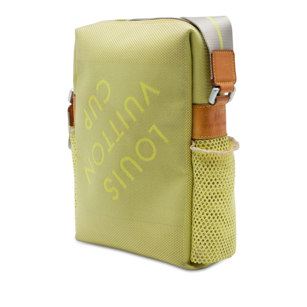Louis Vuitton Limited Edition Damier Geant LV Cup Weatherly Bag — Green