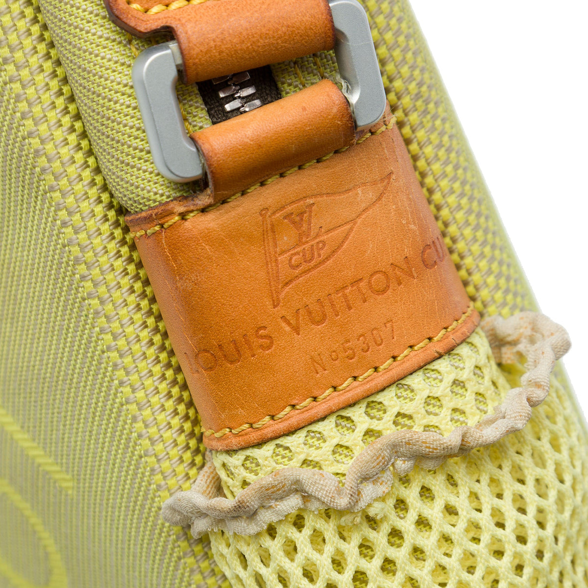 Louis Vuitton Limited Edition Damier Geant LV Cup Weatherly Bag — Green