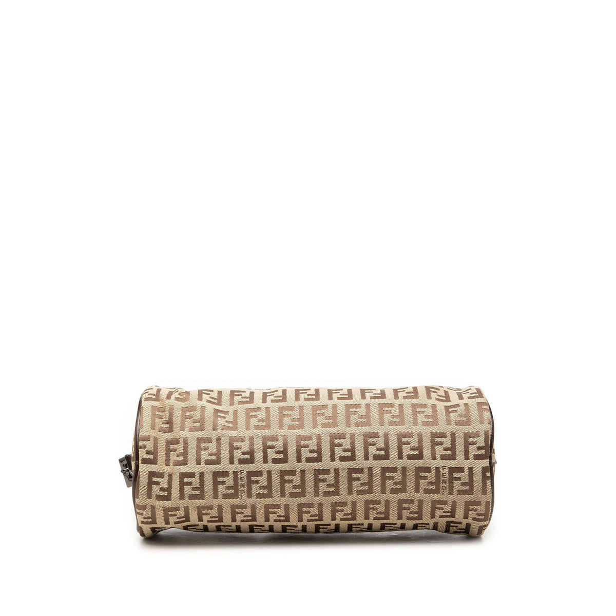 Fendi Zucchino Canvas Barrel Pochette