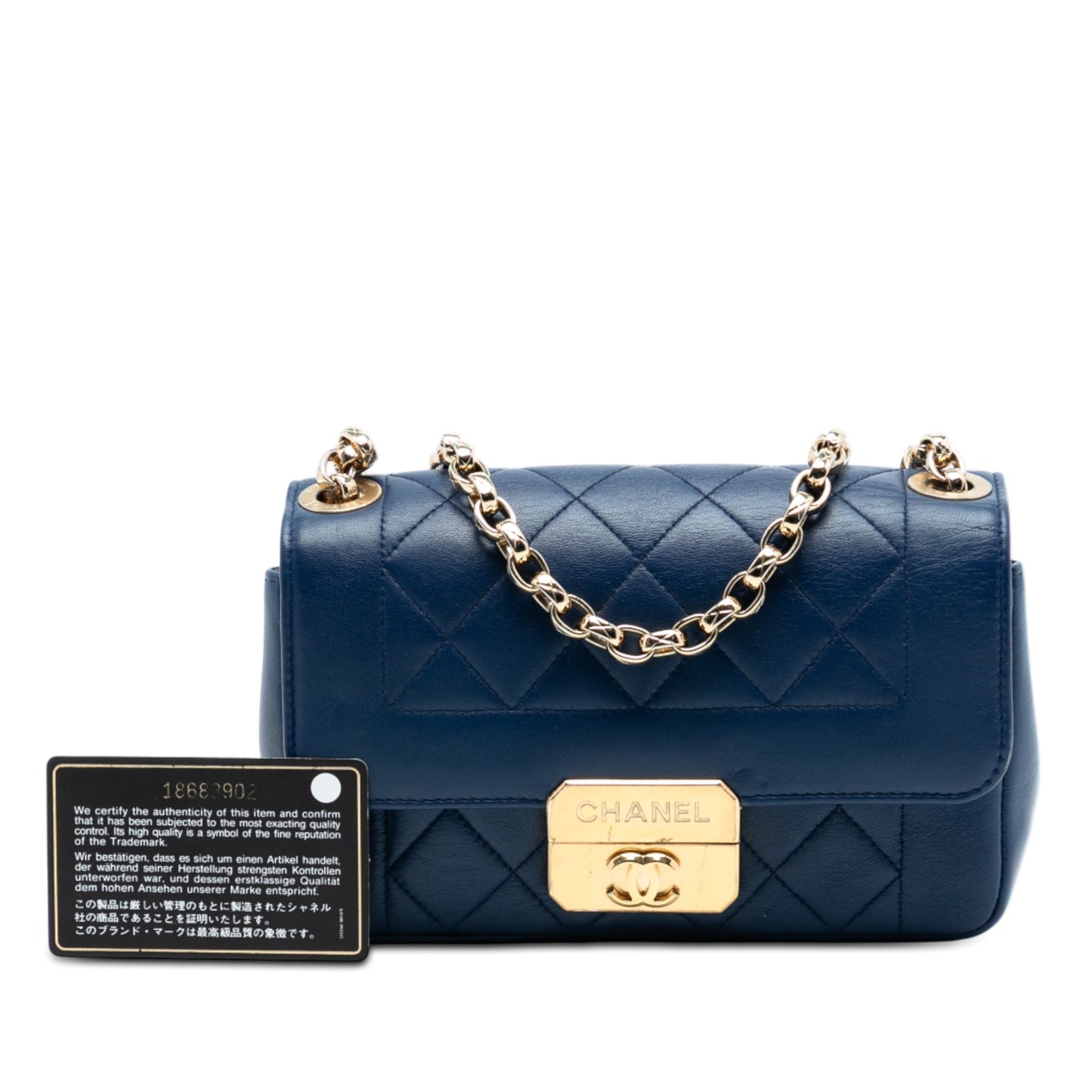 Chanel Mini Quilted Lambskin Chic With Me Flap