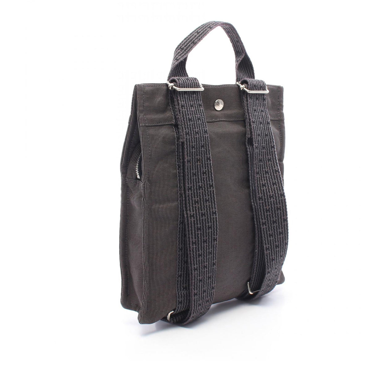 Hermès Canvas Herline Backpack PM — Gray