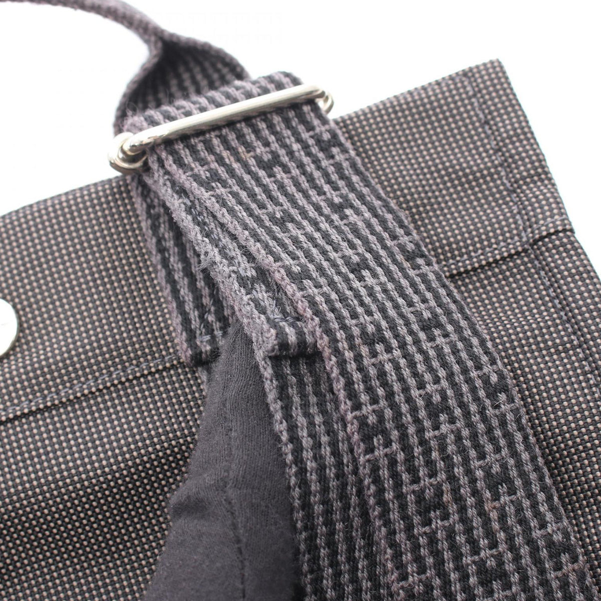 Hermès Canvas Herline Backpack PM — Gray