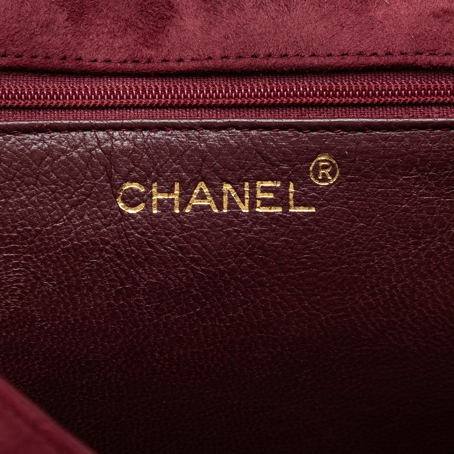 Chanel CC Quilted Suede Diamond Full Flap