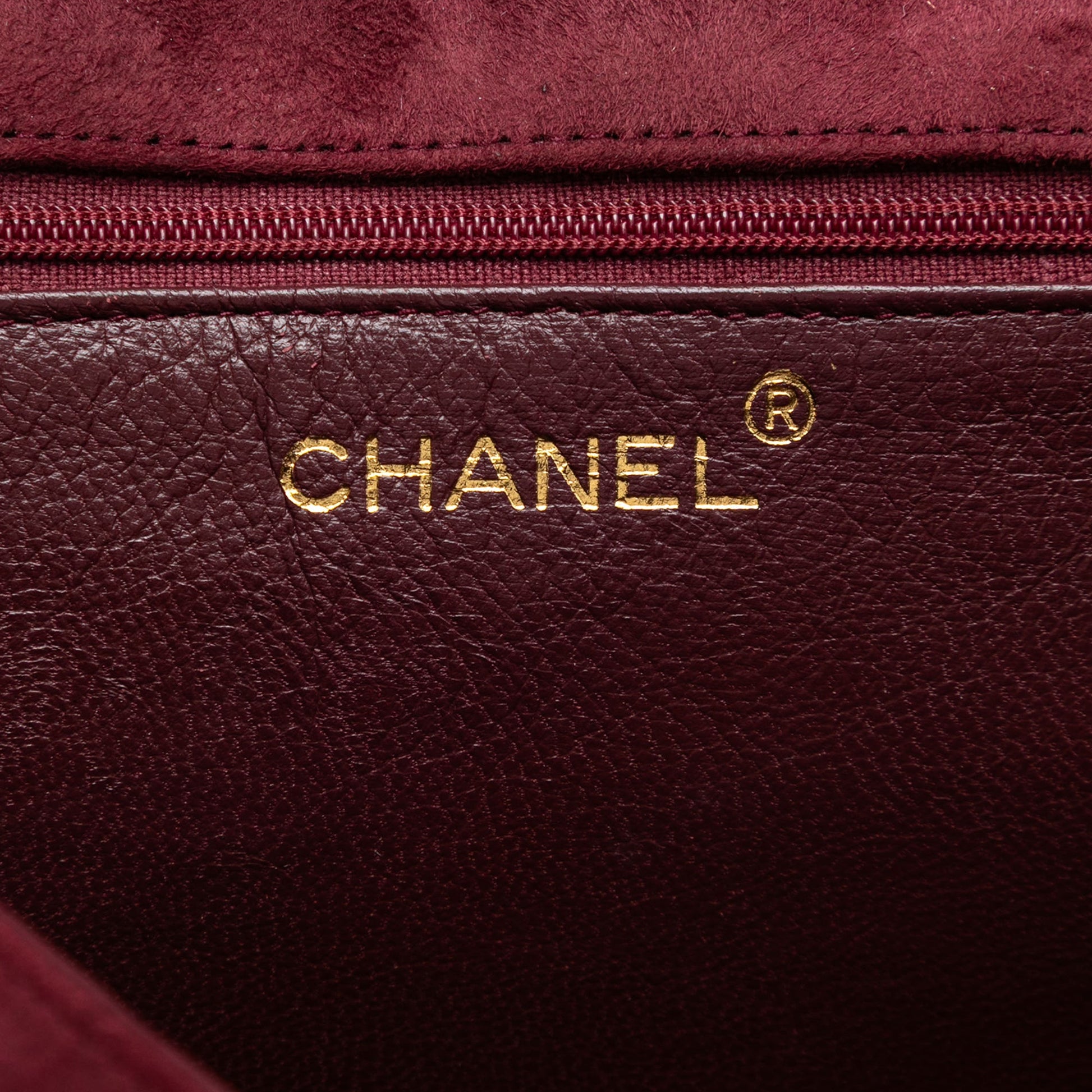 Chanel CC Quilted Suede Diamond Full Flap