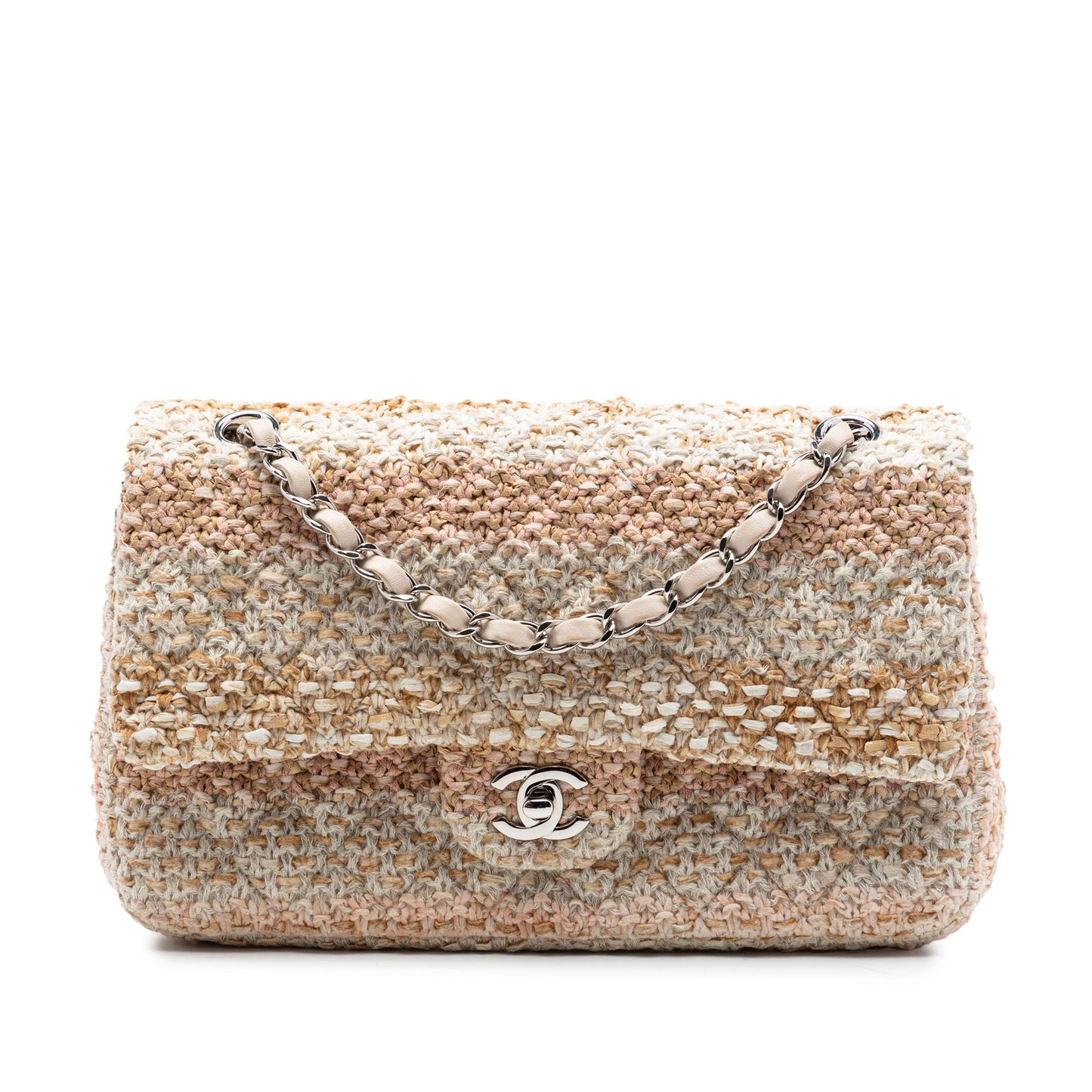 Chanel Medium Classic Tweed Double Flap