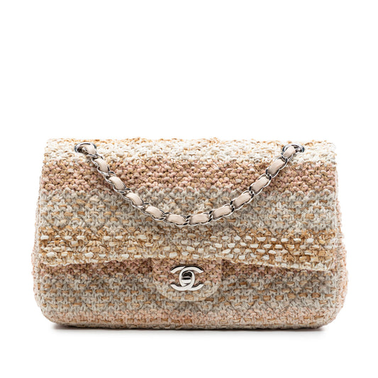 Chanel Medium Classic Tweed Double Flap