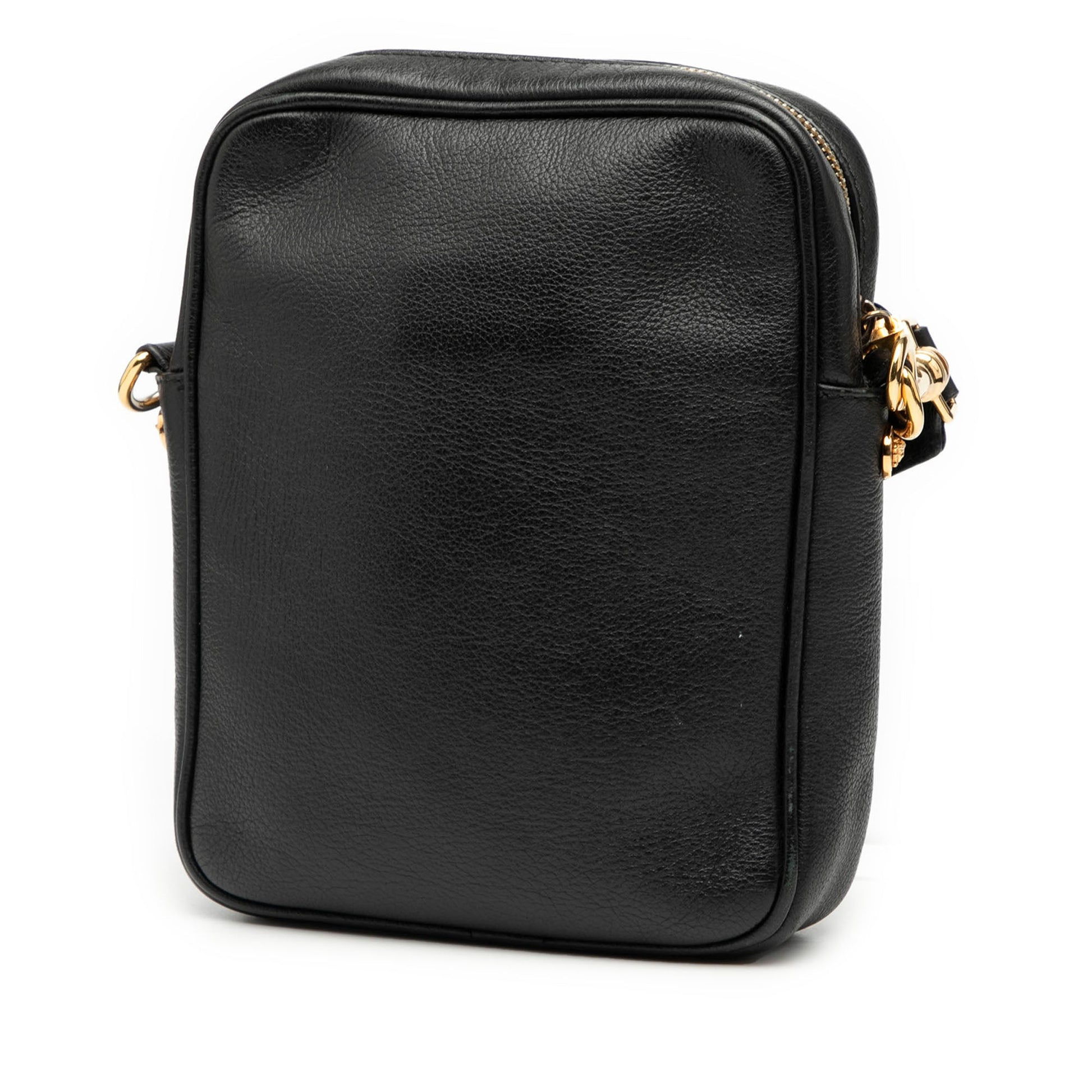 Versace Leather Medusa Crossbody