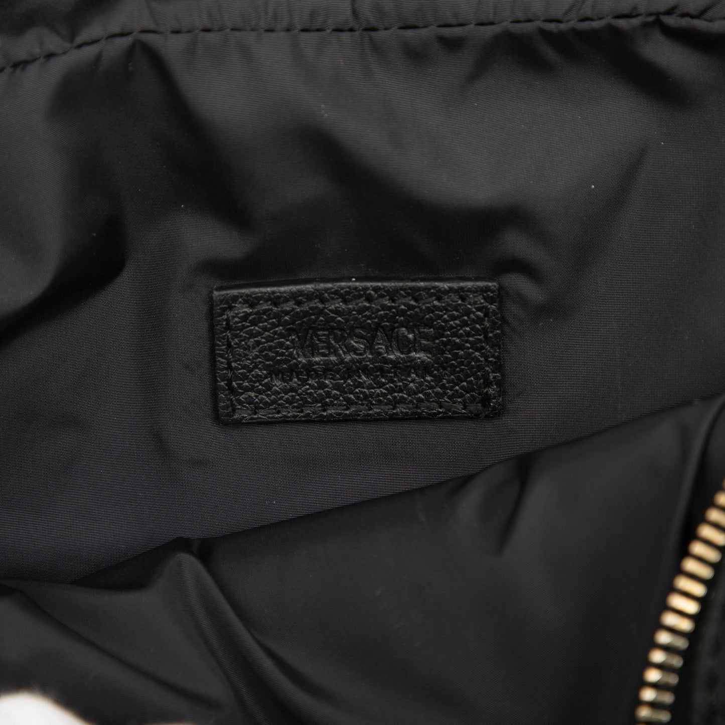 Versace Leather Medusa Crossbody