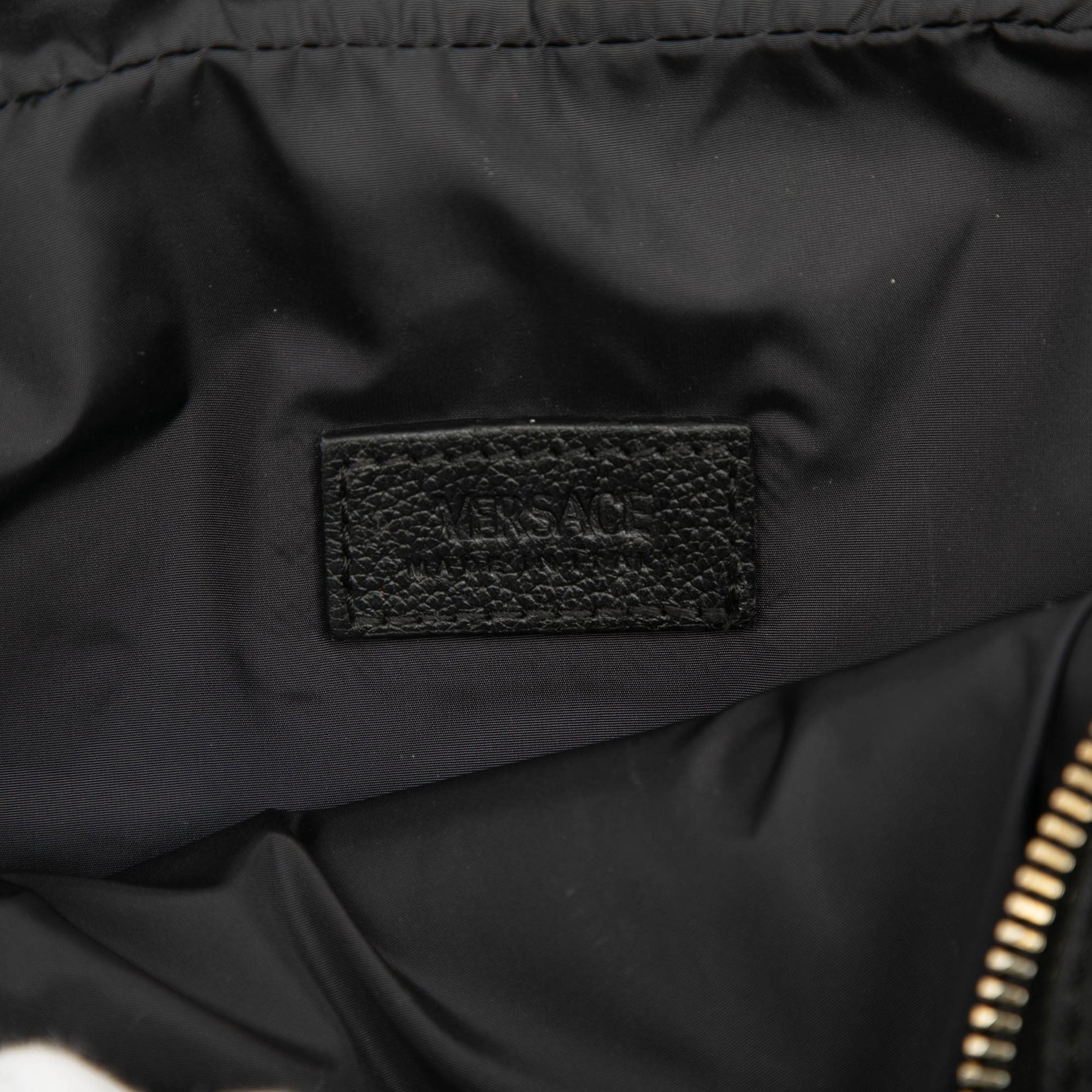 Versace Leather Medusa Crossbody