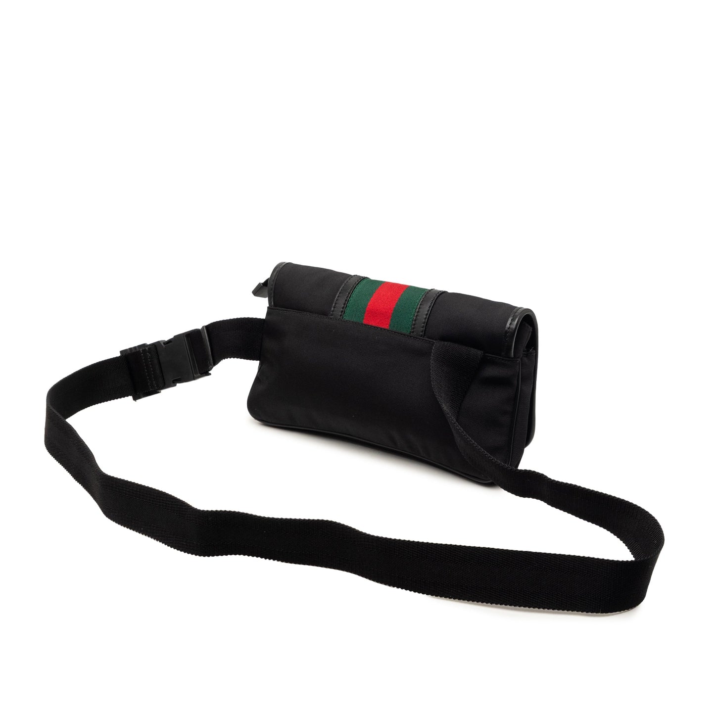 Gucci Nylon Interlocking G Web Belt Bag