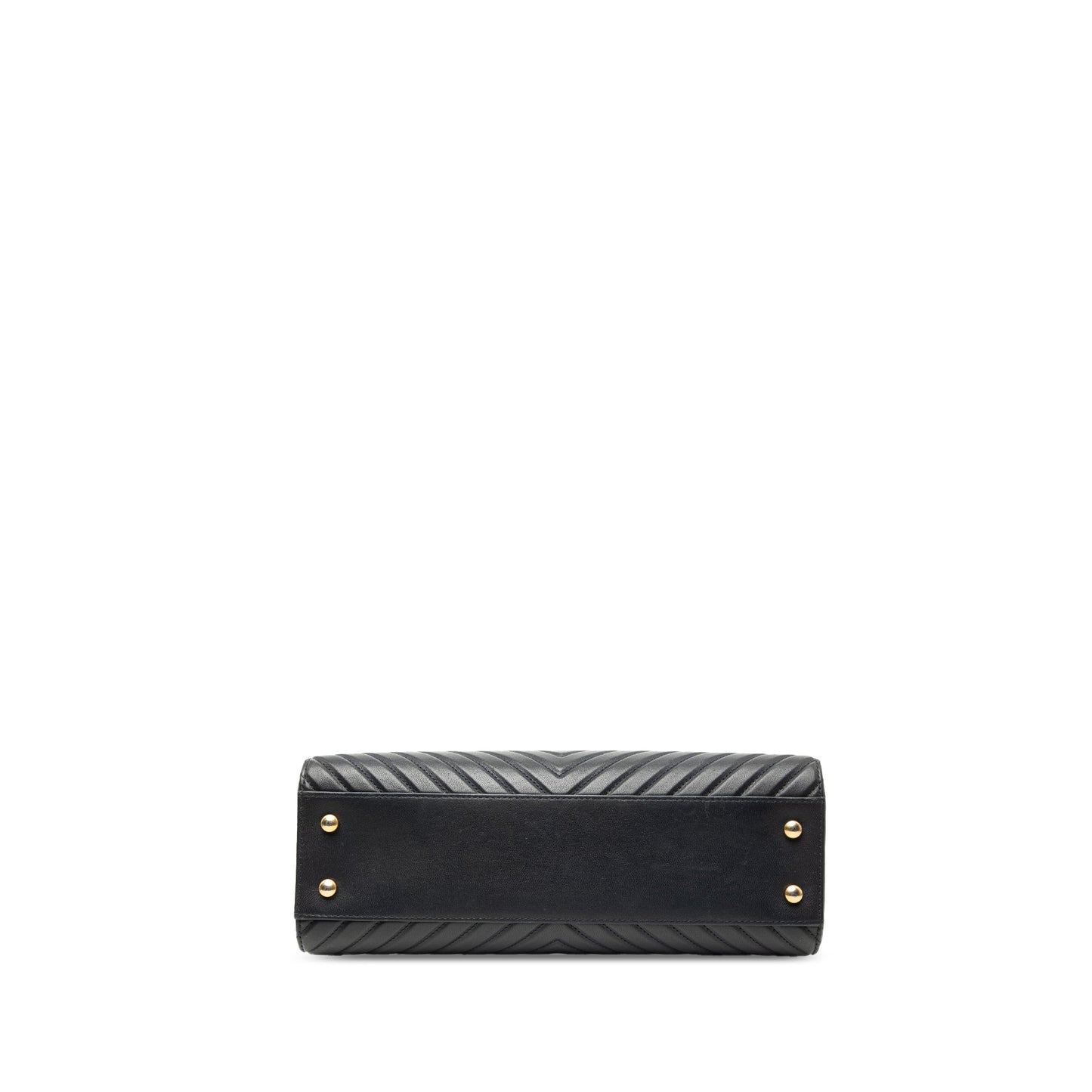Chevron Calfskin Collar and Tie Tote